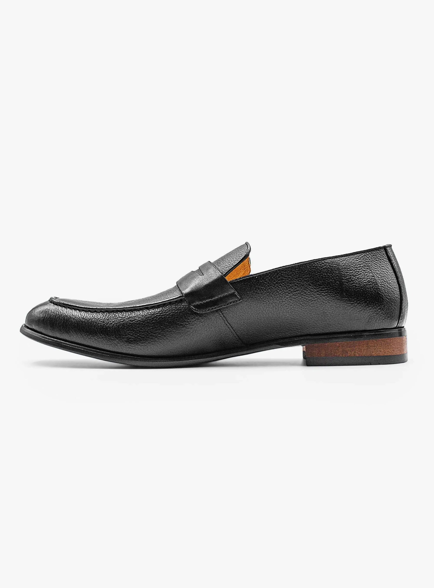 Albinoni Black Penny Loafer