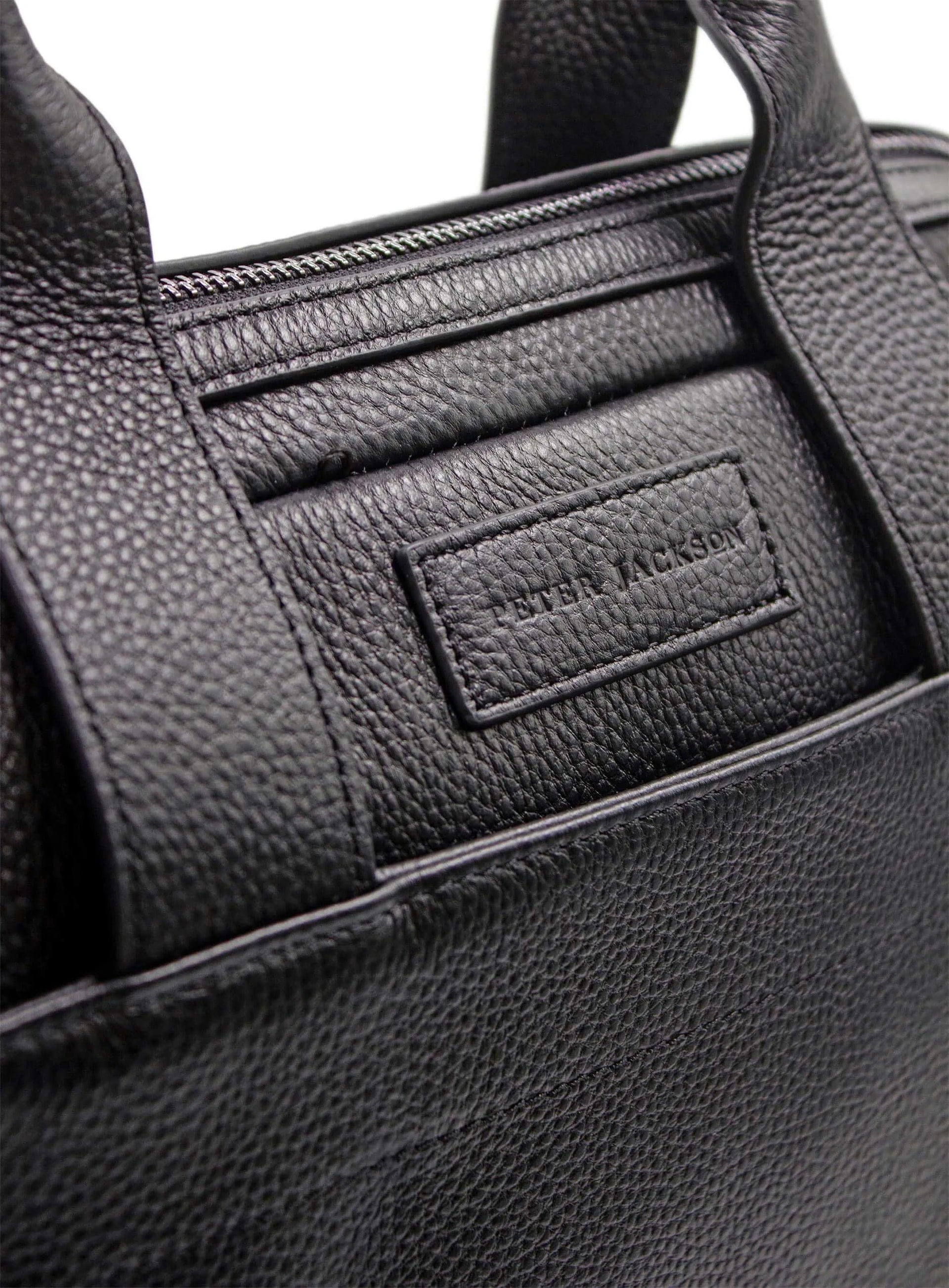 Aldo Black Leather Briefcase