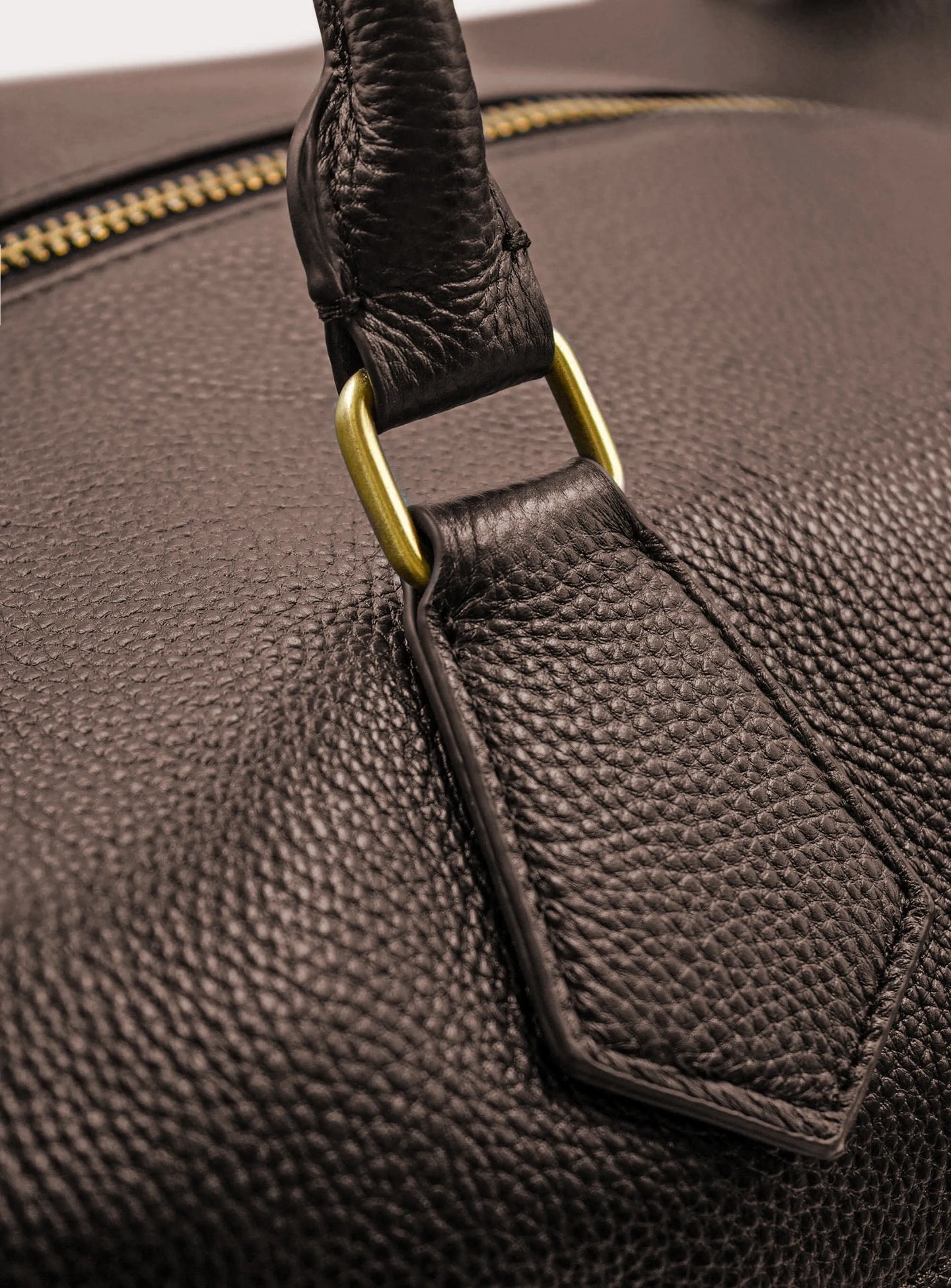 Alessio Brown Pebbled Leather Bag