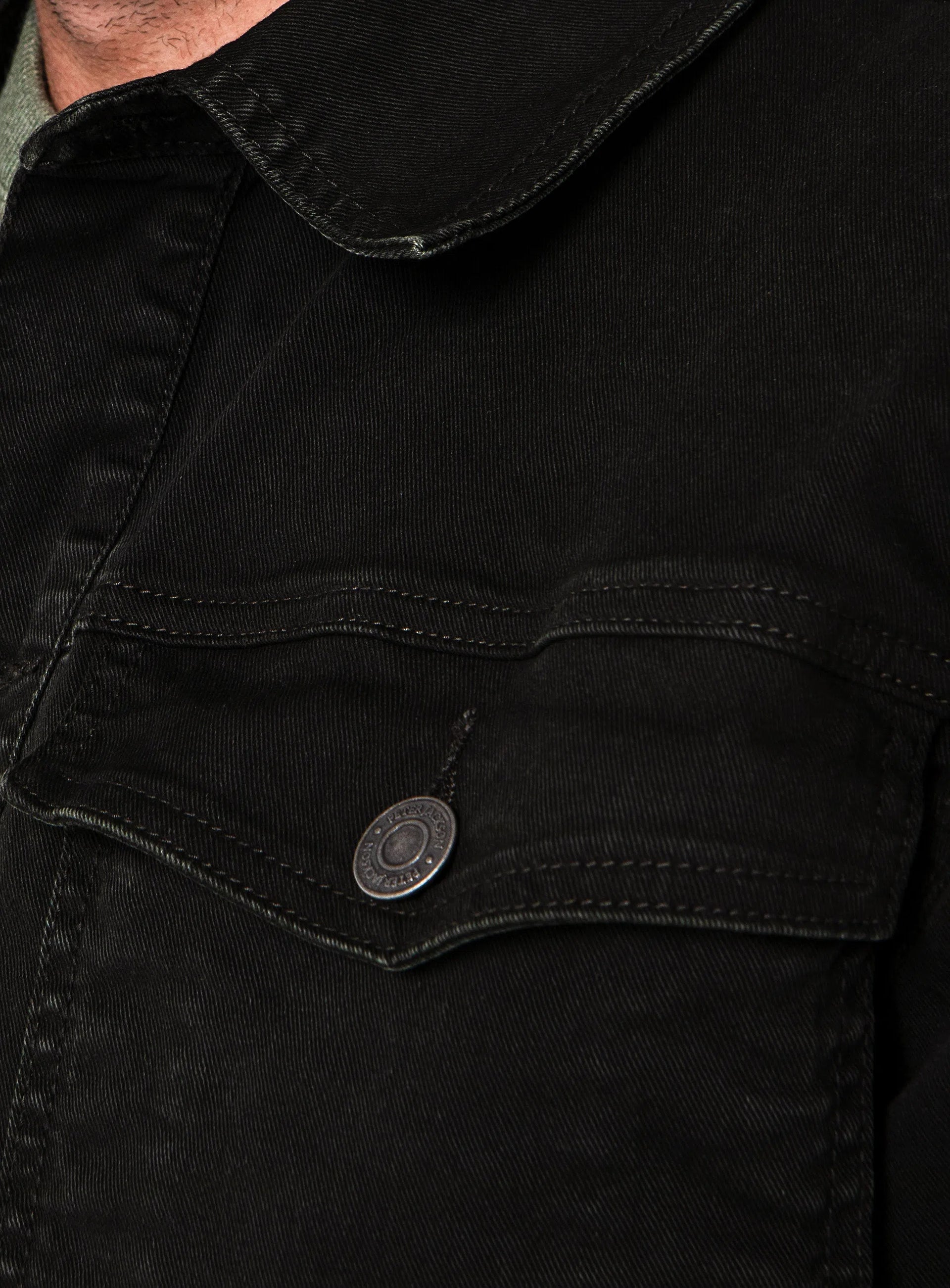 Alessio Dark Olive Denim Jacket