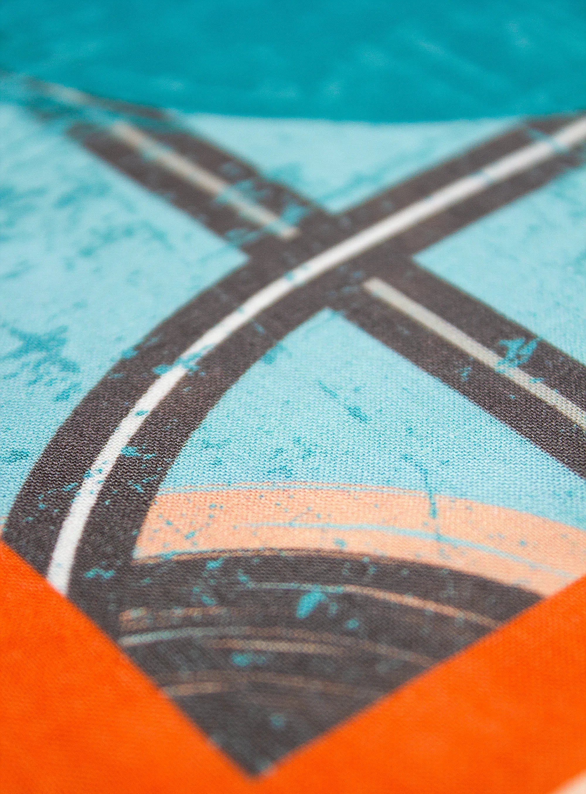 Aqua Sunset Pocket Square