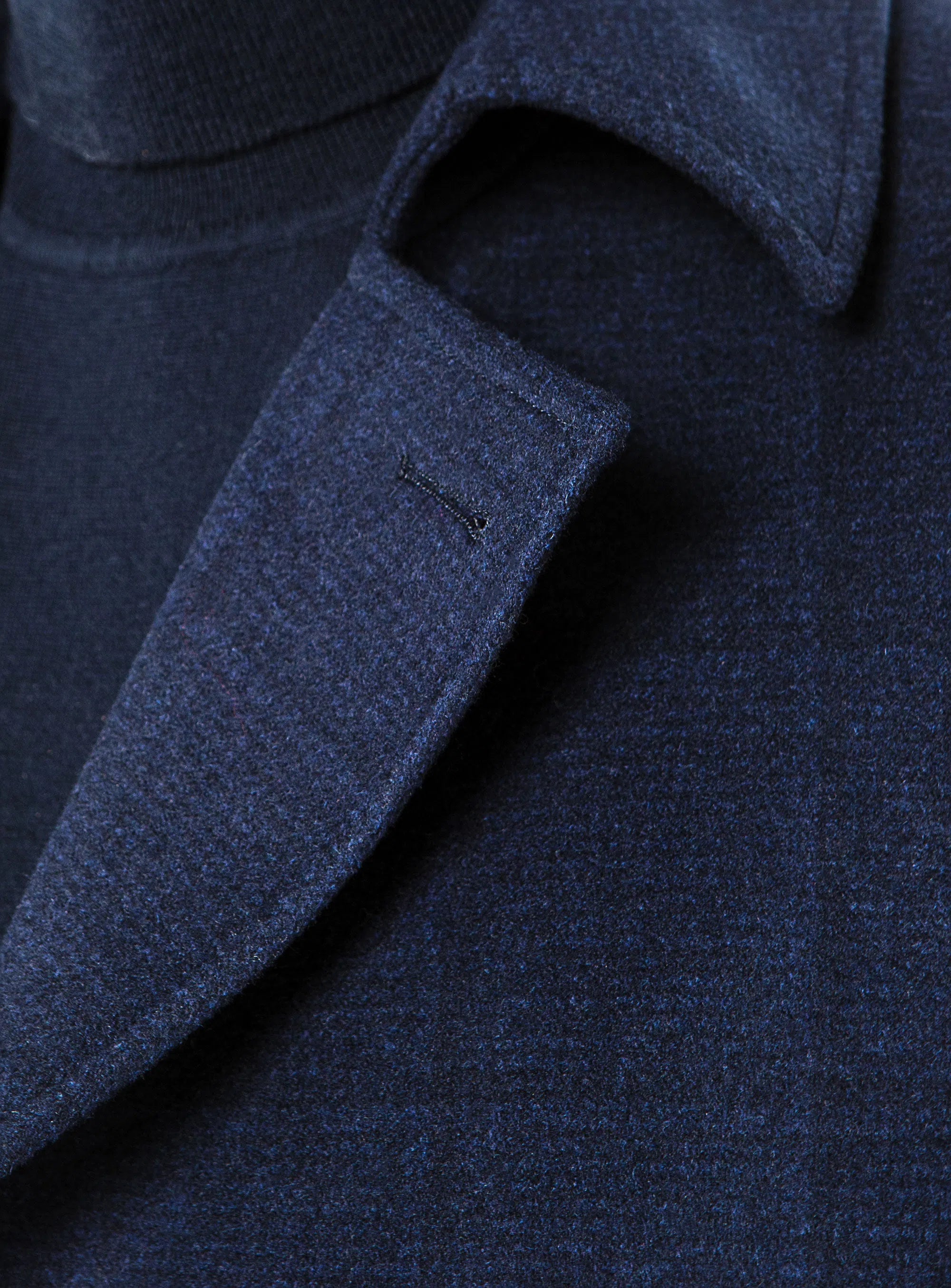 Archer Double Breasted Indigo Peacoat