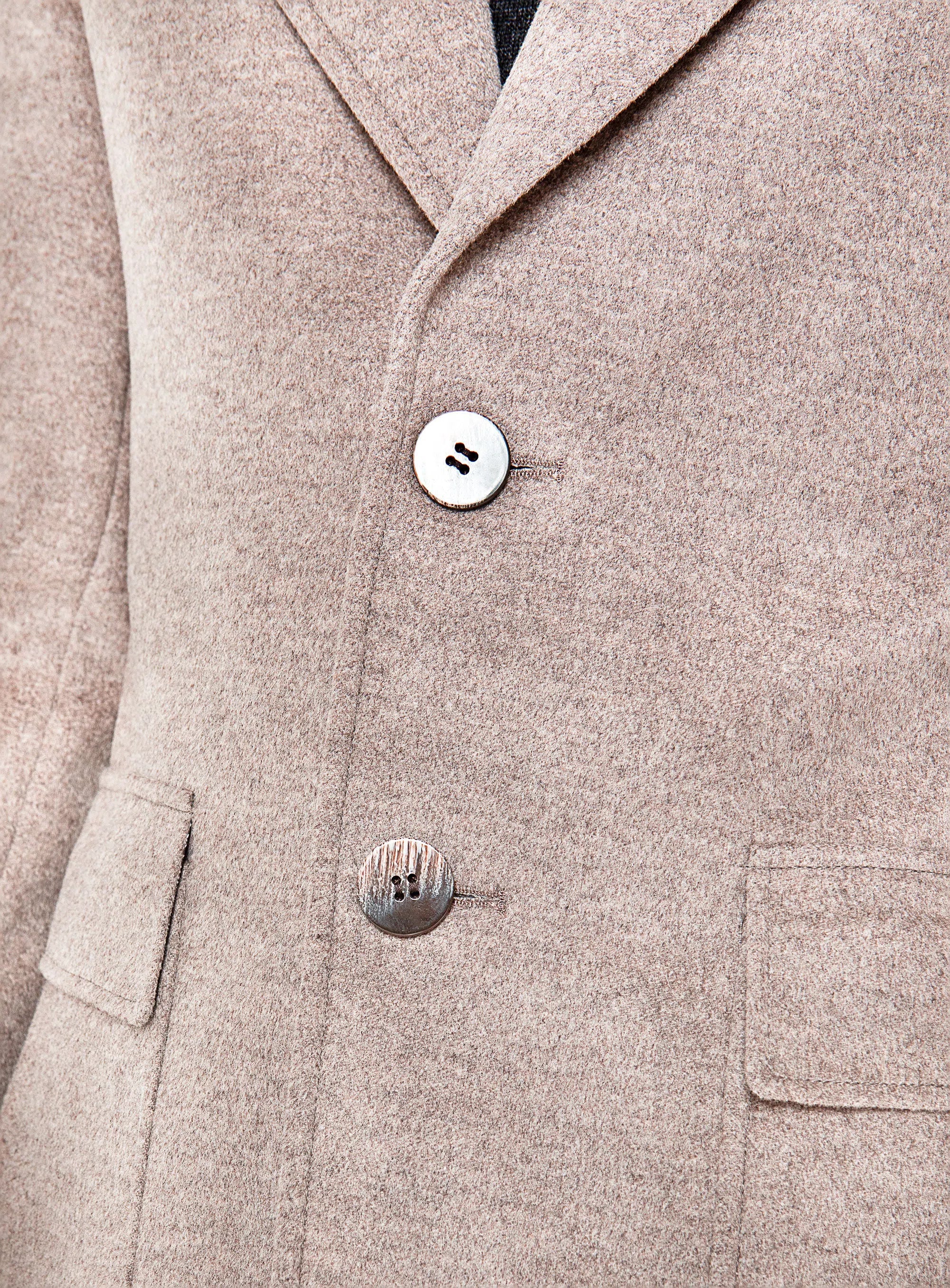 Asiago Oatmeal Wool Cashmere Overcoat