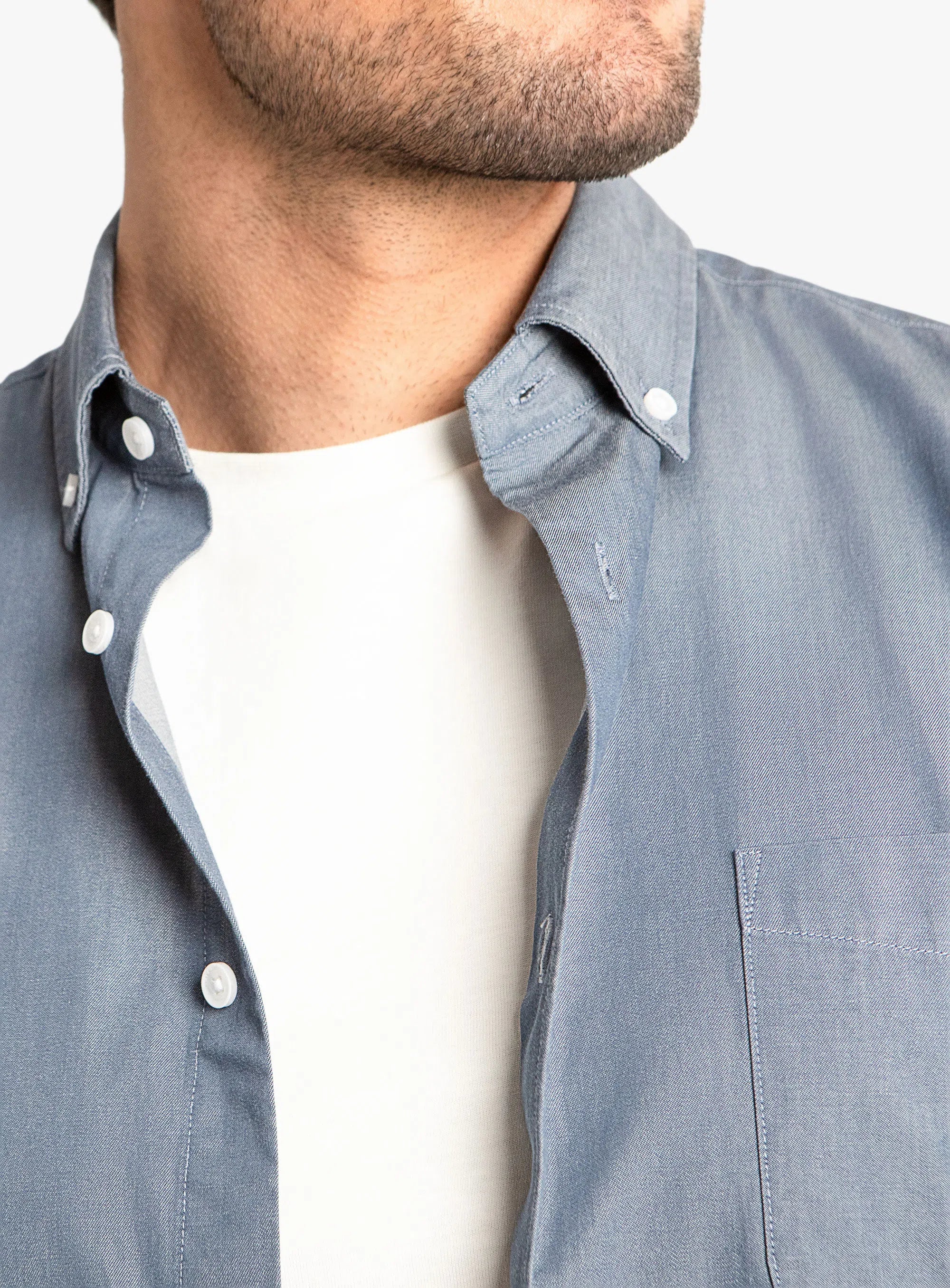 Blue Twill Shirt