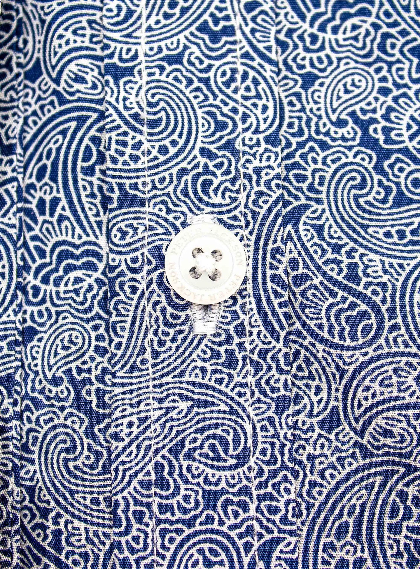 Bolzano Navy Paisley Shirt