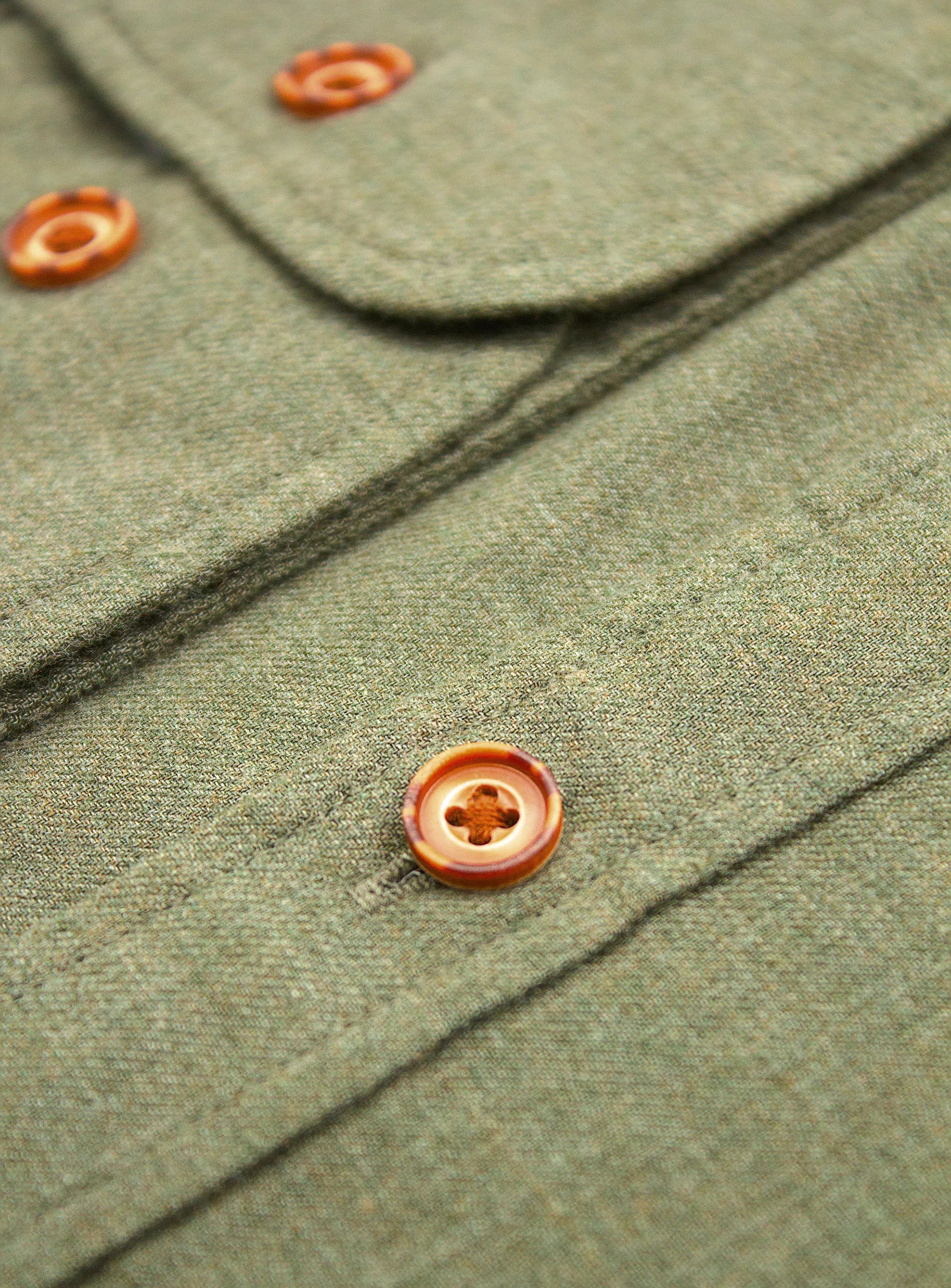 Bolzano Sage Flannel Shirt
