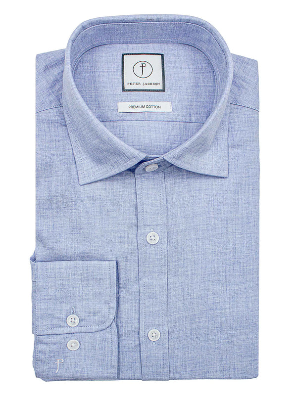 Bolzano Sky Blue Flannel Shirt