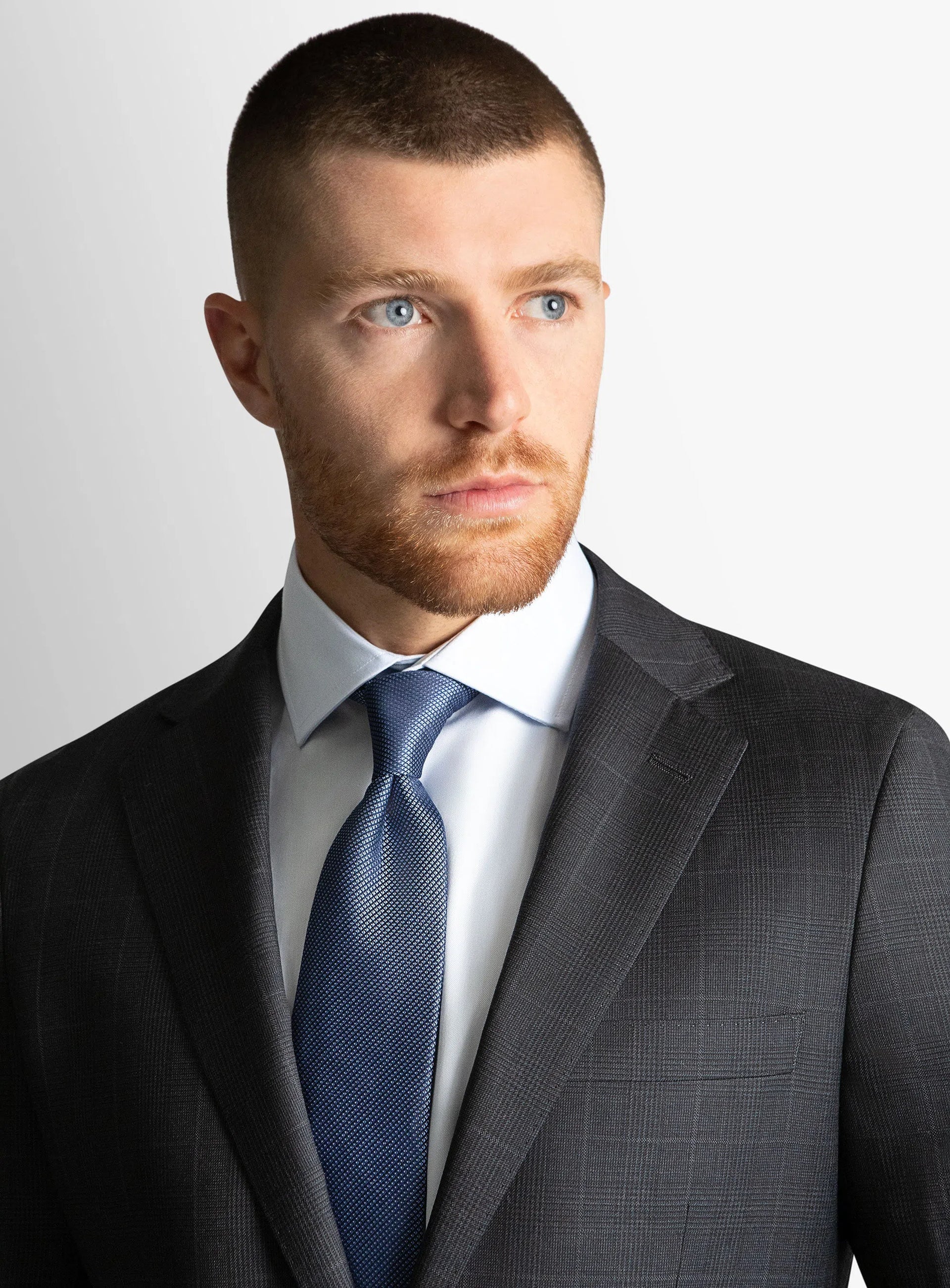Brad Charcoal Glen Check Jacket