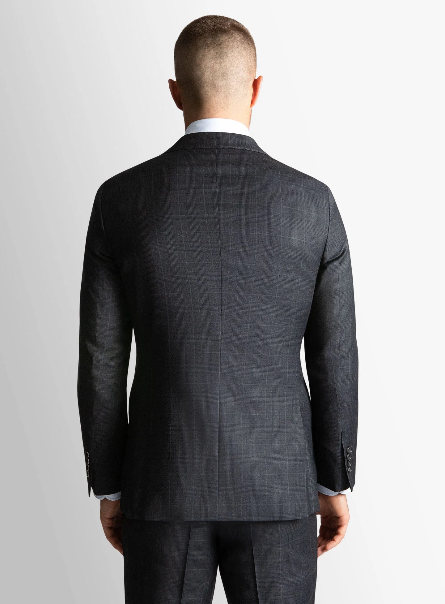 Brad Charcoal Glen Check Jacket