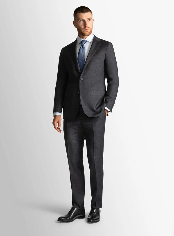 Brad Charcoal Glen Check Jacket
