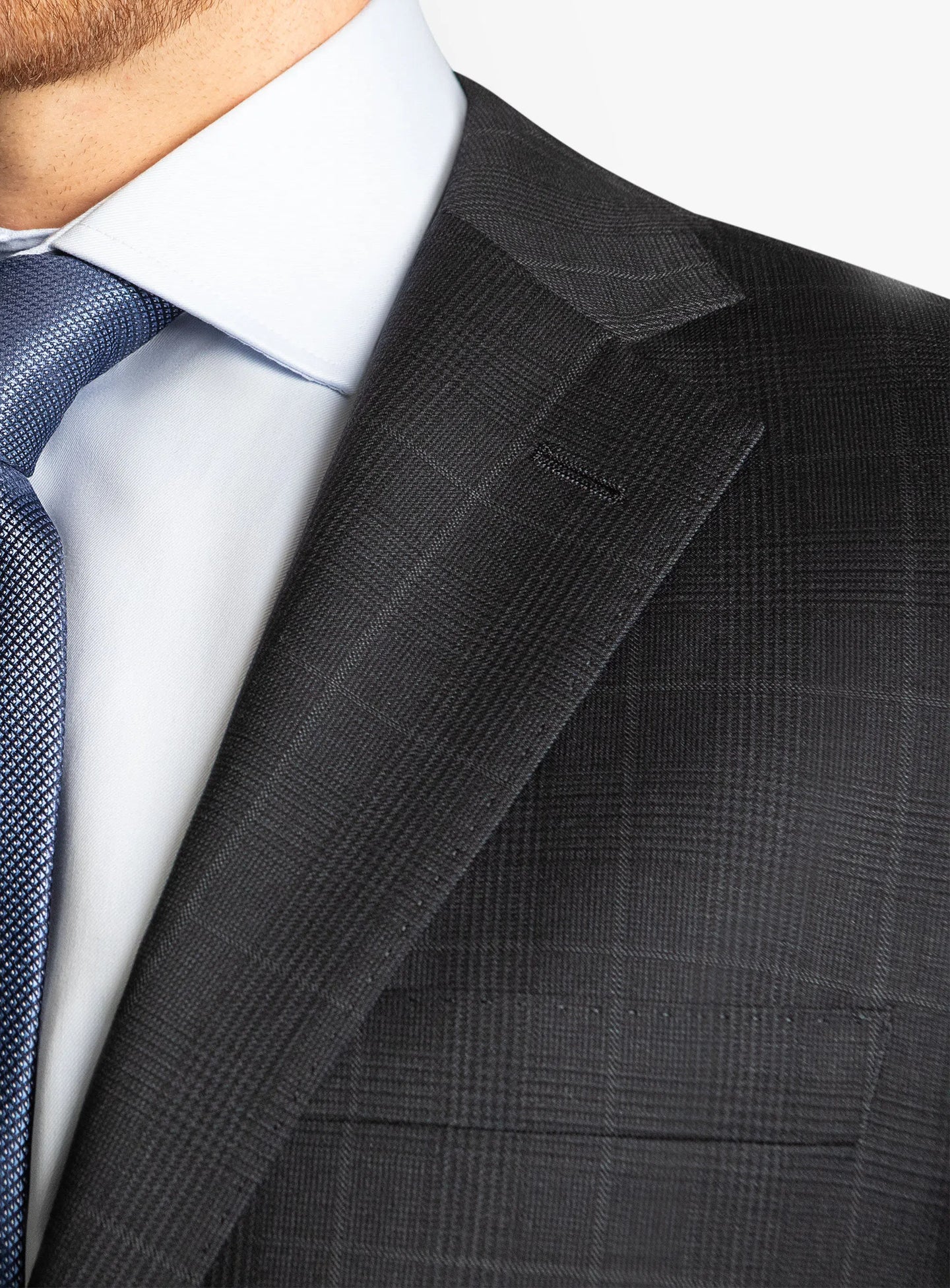 Brad Charcoal Glen Check Jacket