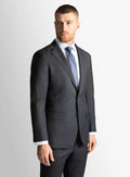 Brad Glen Check Charcoal Suit Jacket
