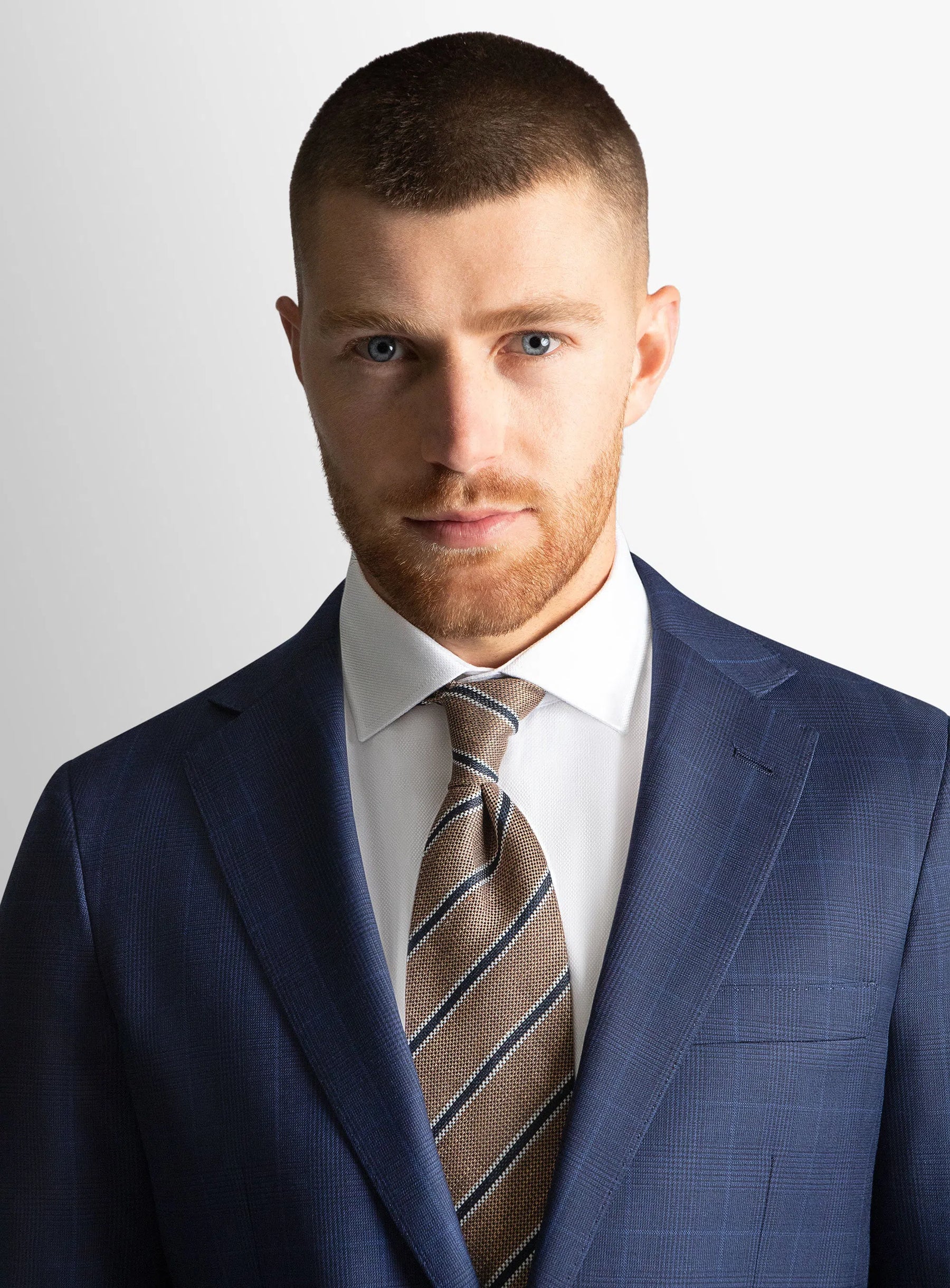 Brad Royal Blue Glencheck Jacket