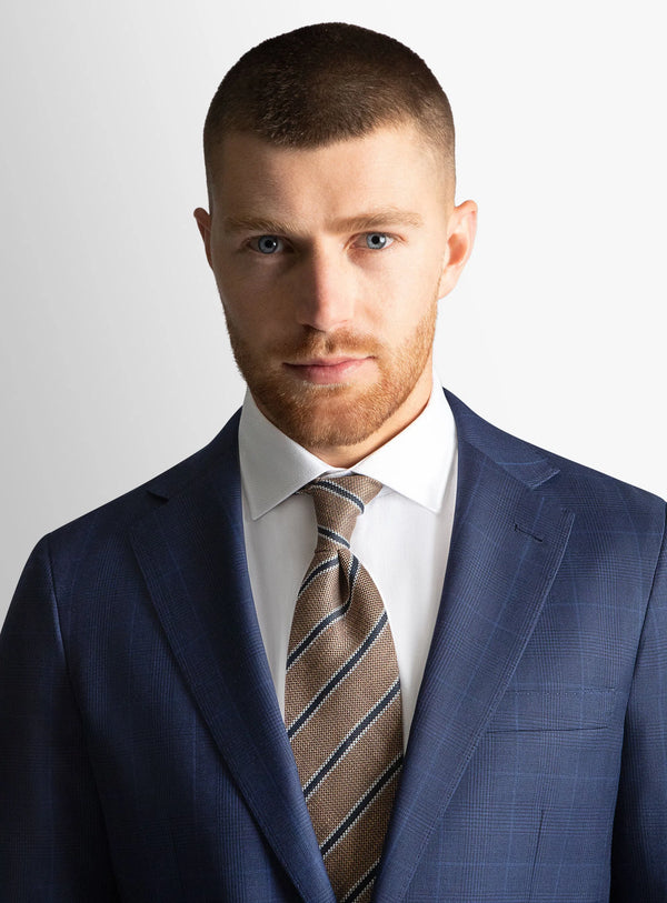 Brad Royal Blue Glencheck Jacket