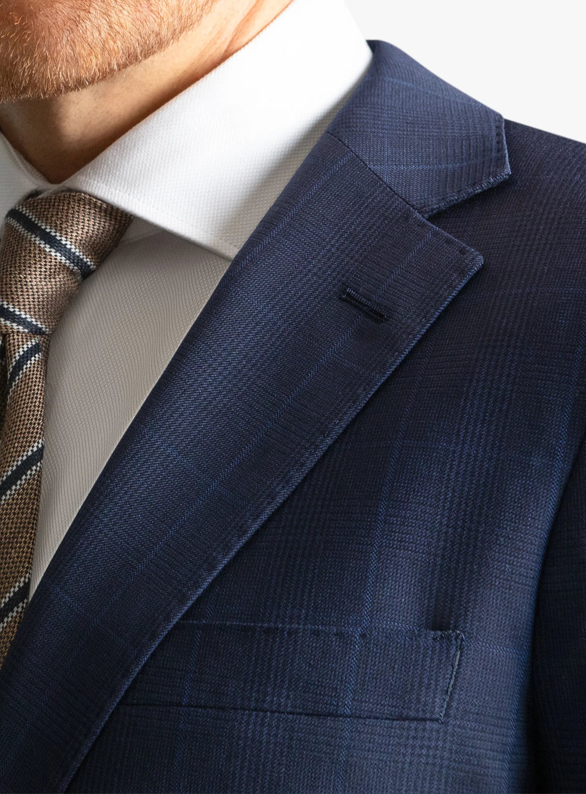 Brad Royal Blue Glencheck Jacket