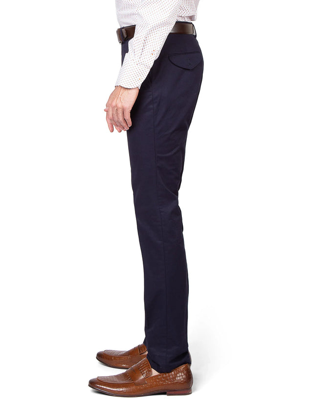 Brera Navy Cotton Chino