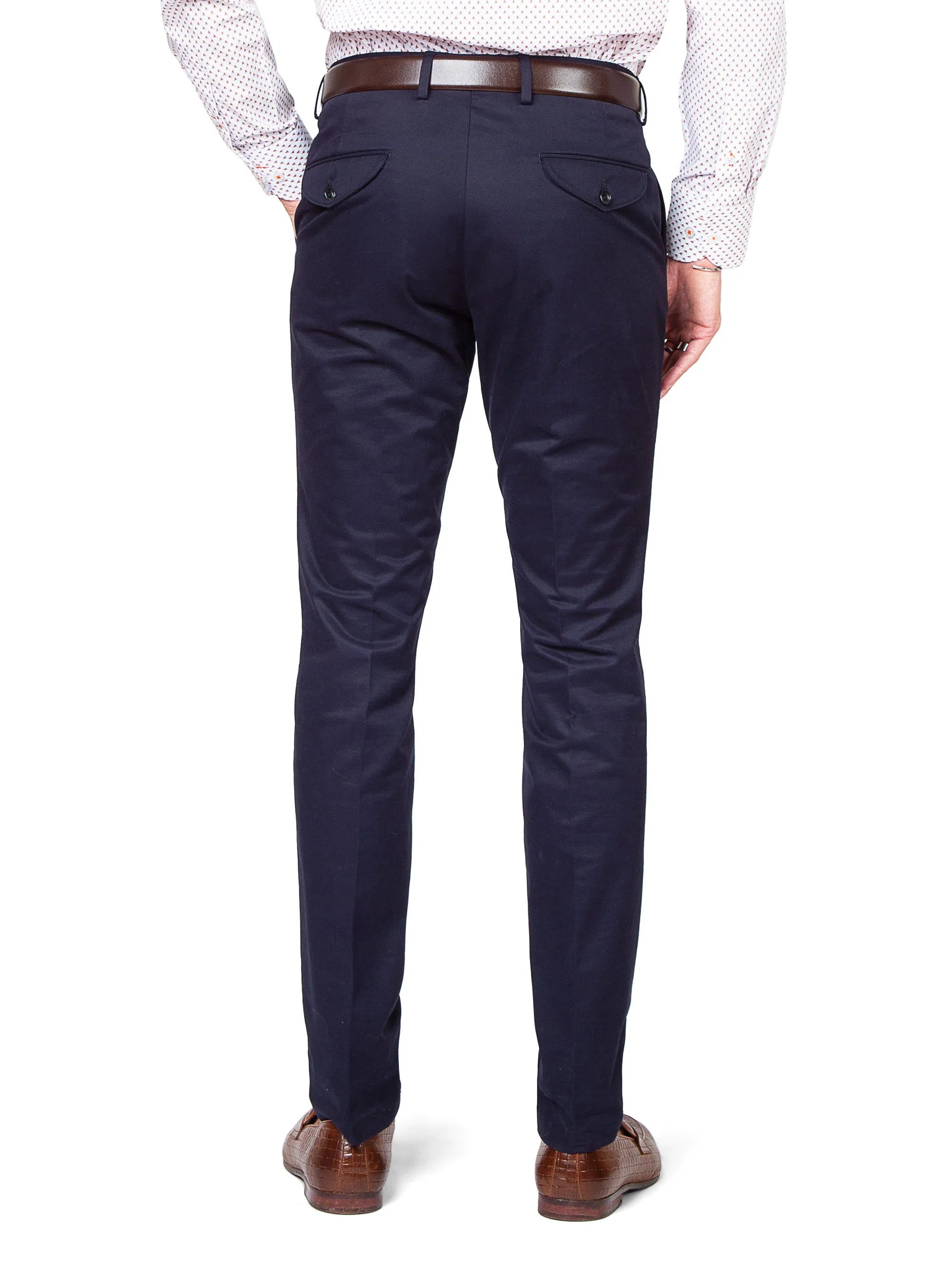 Brera Navy Cotton Chino