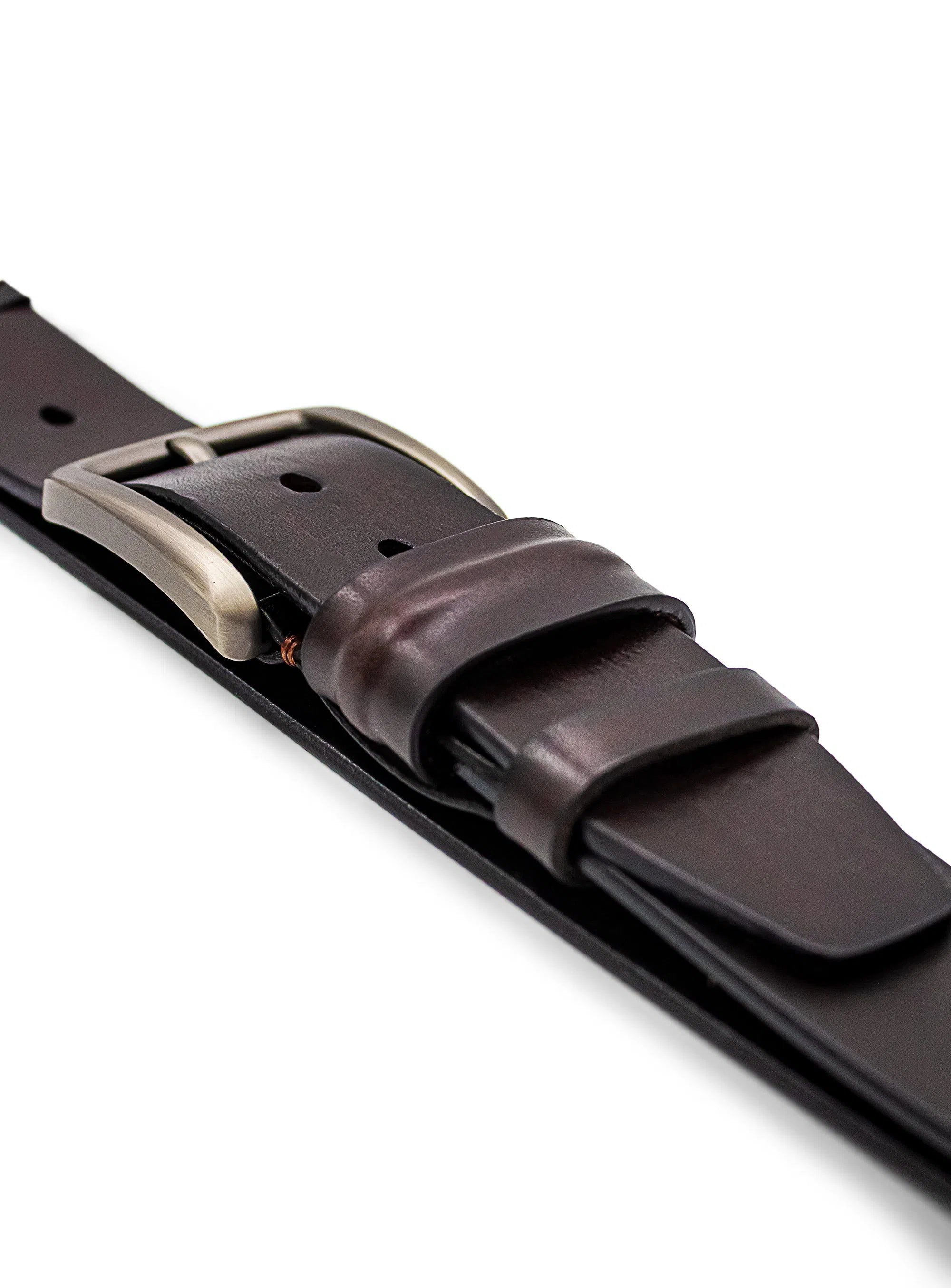 Brown Leather Jean Belt