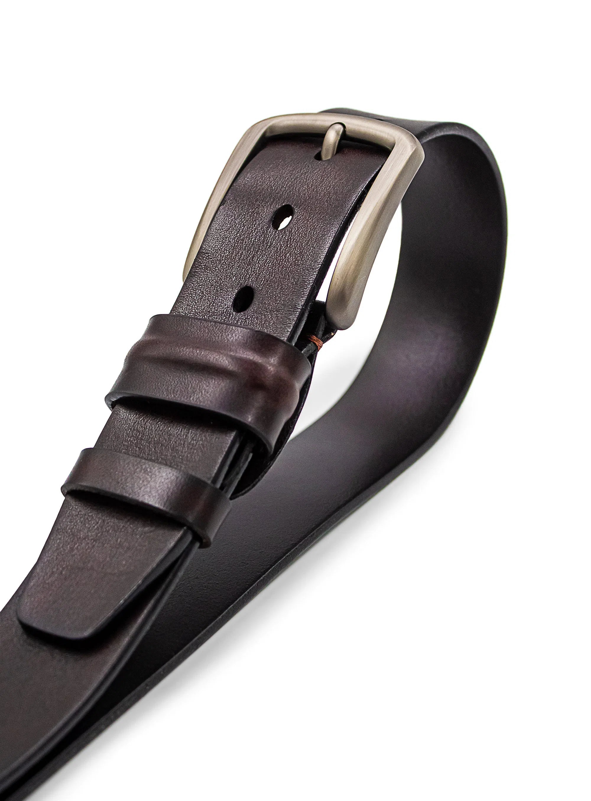 Brown Leather Jean Belt