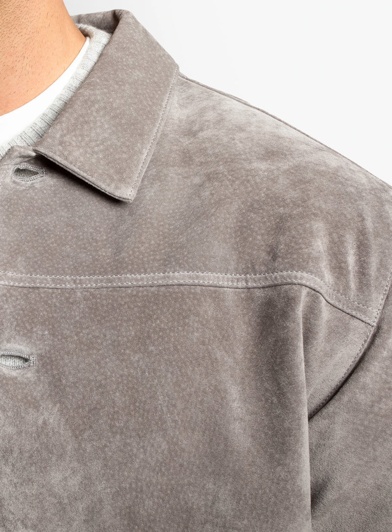 Brunico Classic Stone Suede Jacket