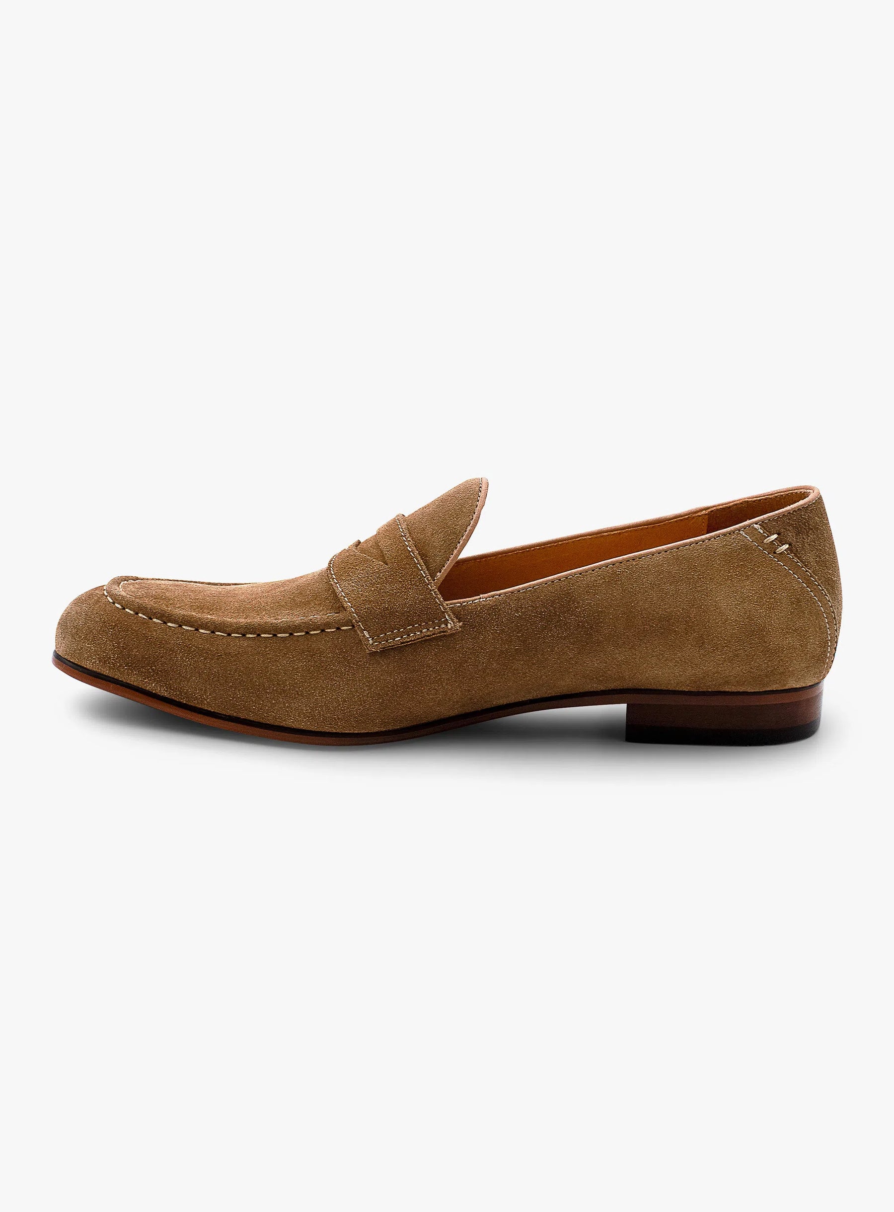 Caramel Suede Penny Loafer