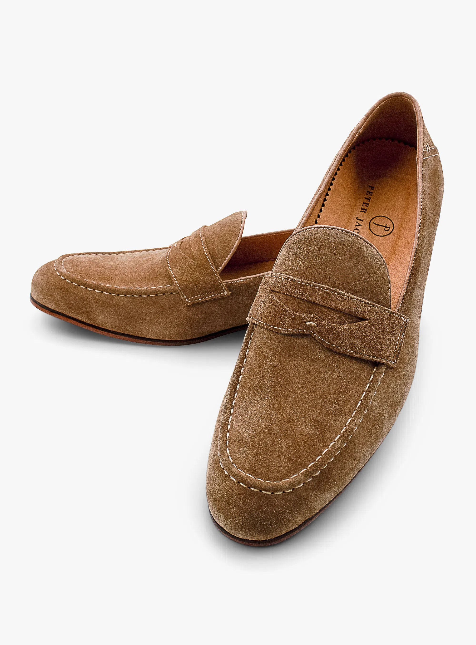 Caramel Suede Penny Loafer