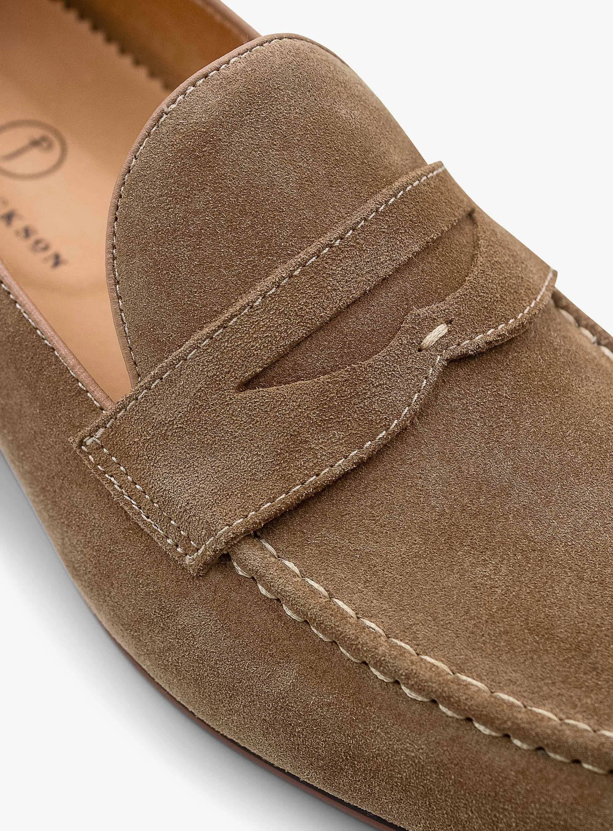 Caramel Suede Penny Loafer