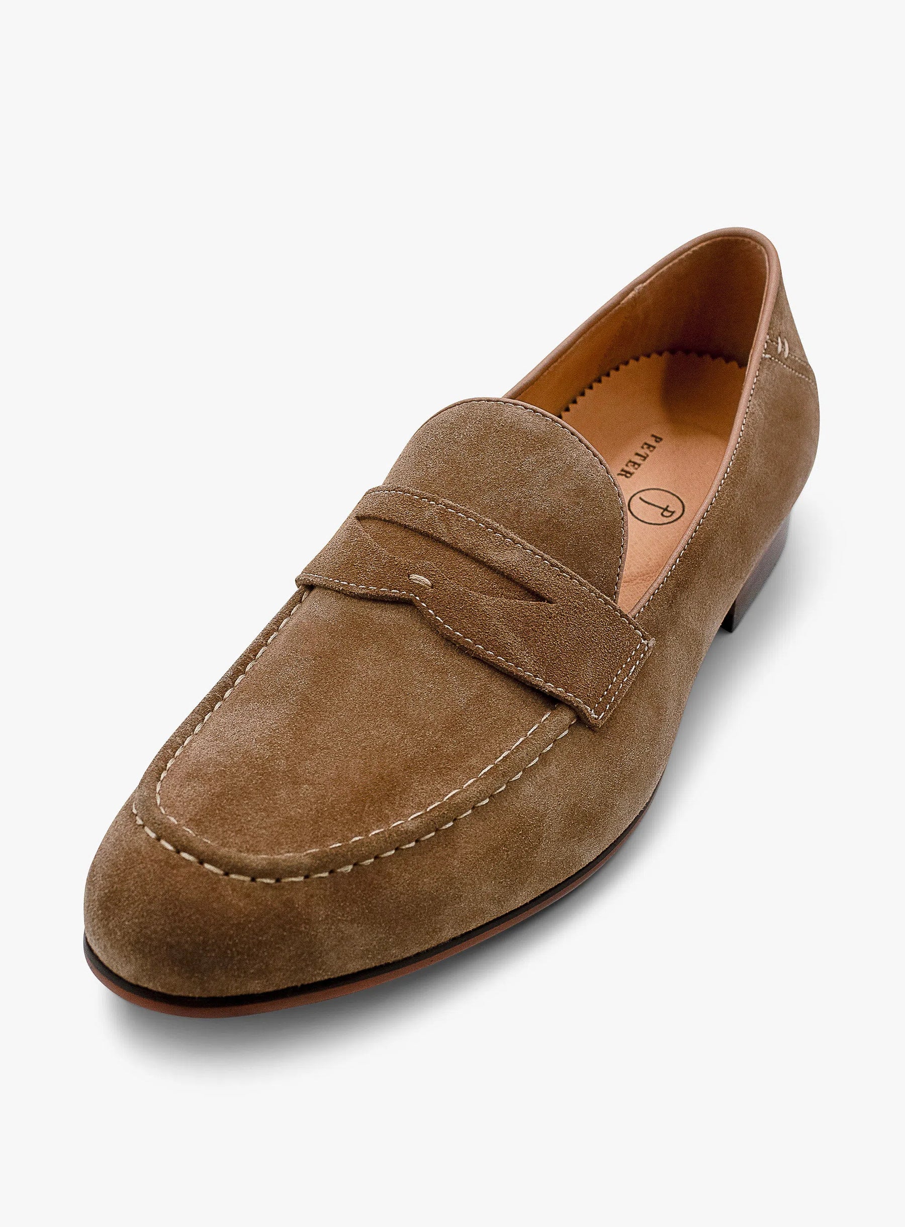 Caramel Suede Penny Loafer