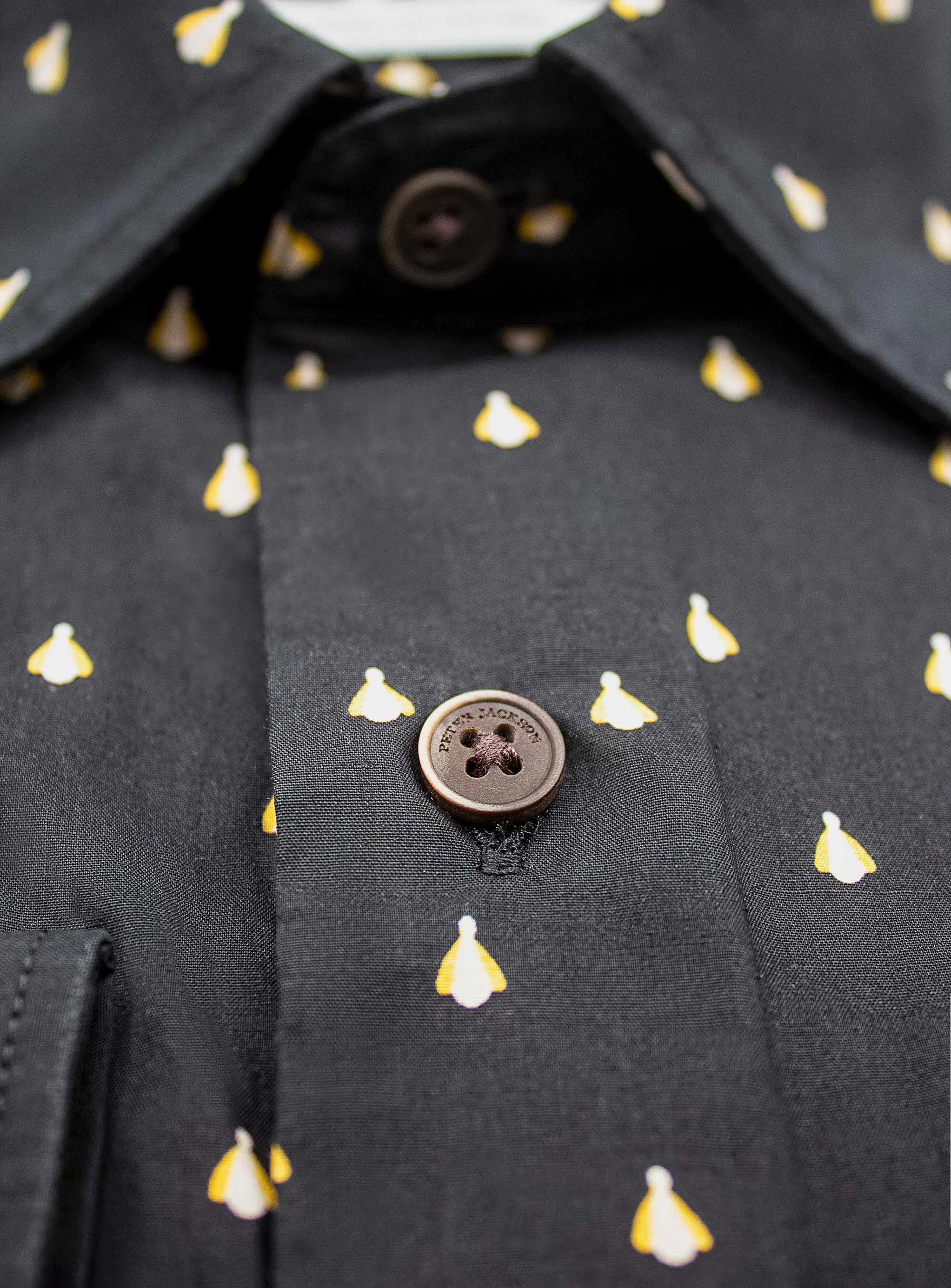 Carrara Black Print Shirt