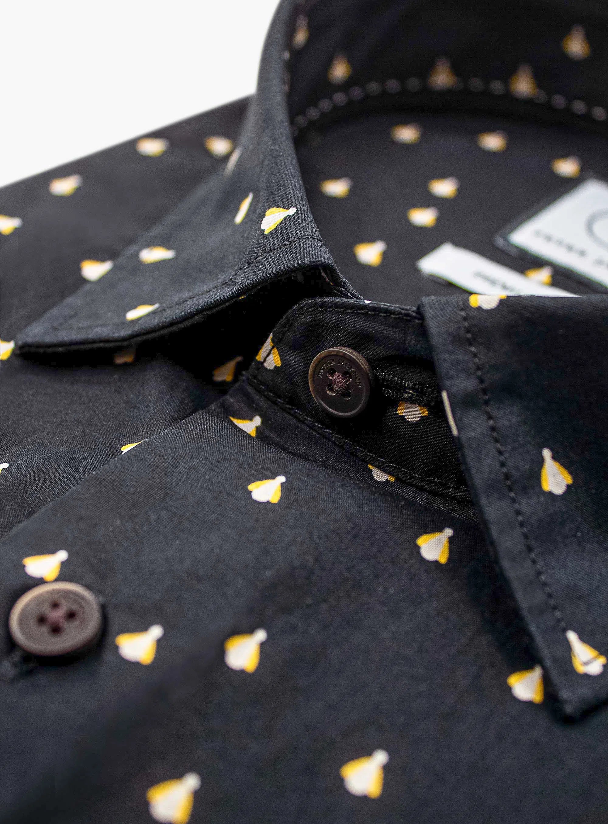 Carrara Black Print Shirt
