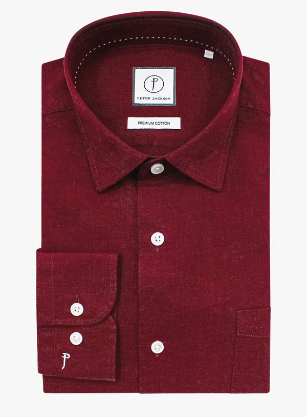 Carrara Red Flannel Shirt