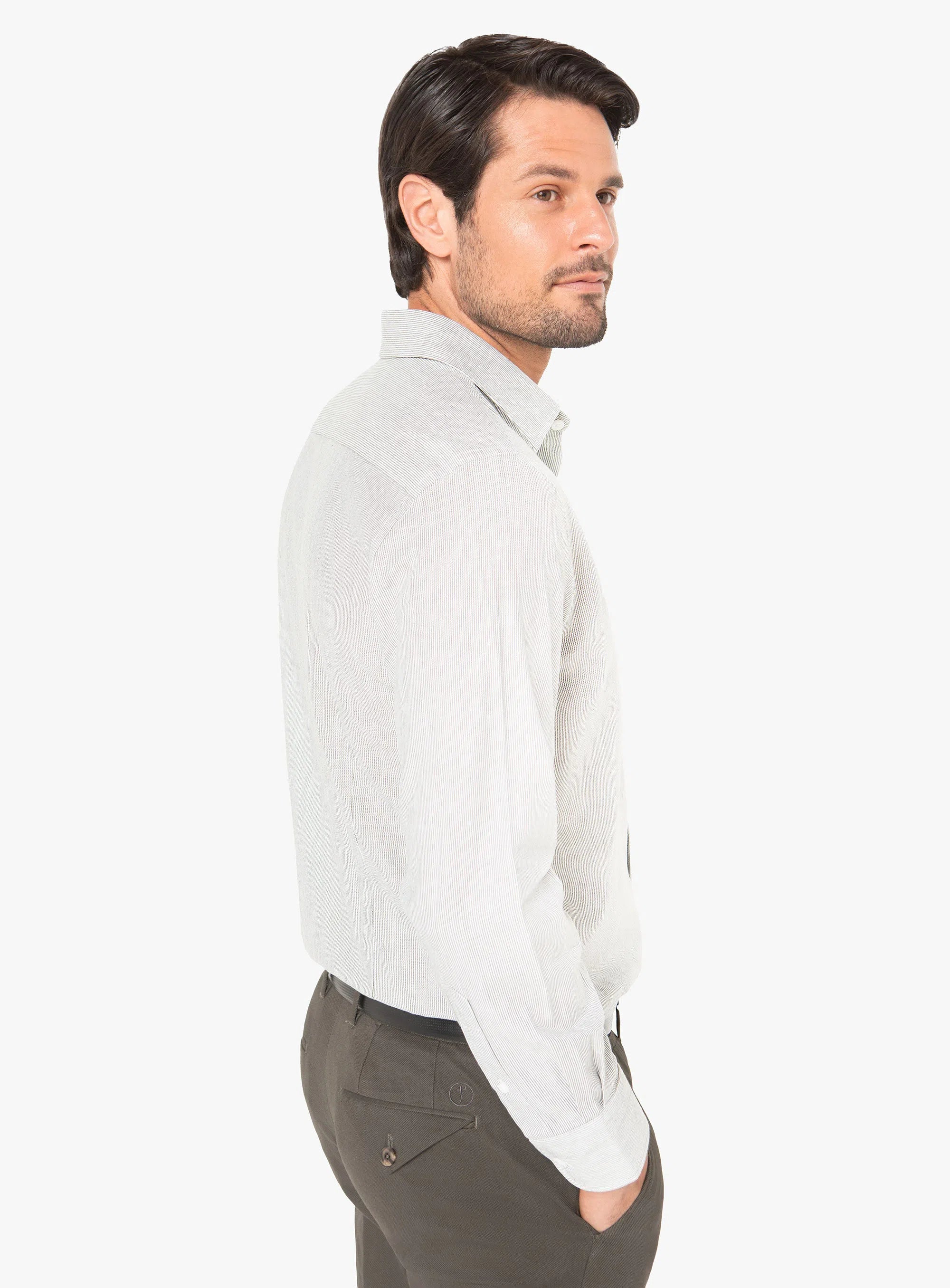 Carrara Sage Stripe Shirt