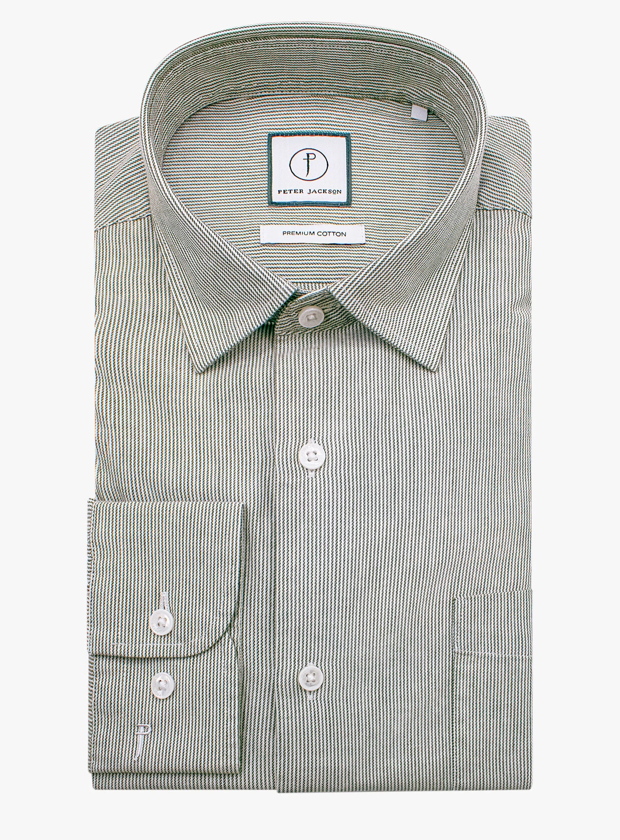 Carrara Sage Stripe Shirt