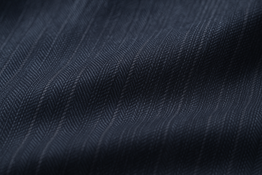 Close up of fabric for suit