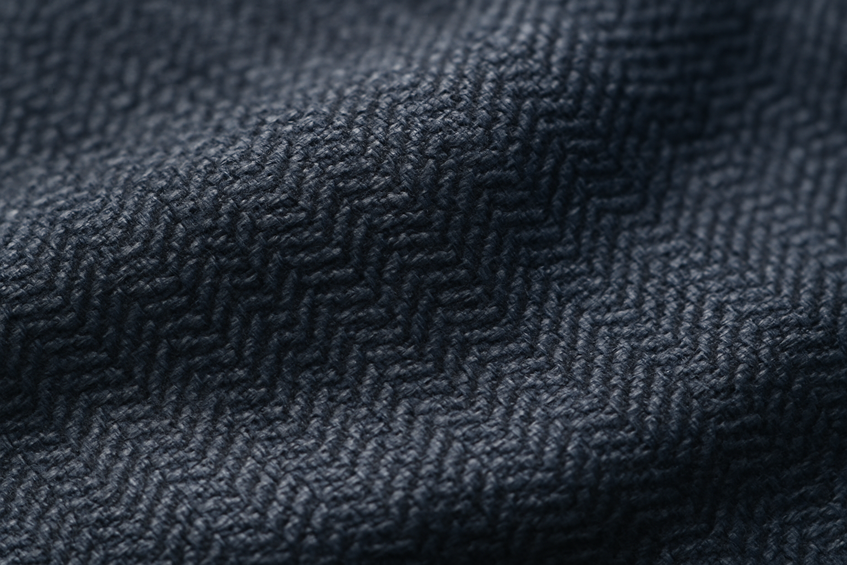 Close up of fabric material for a suit