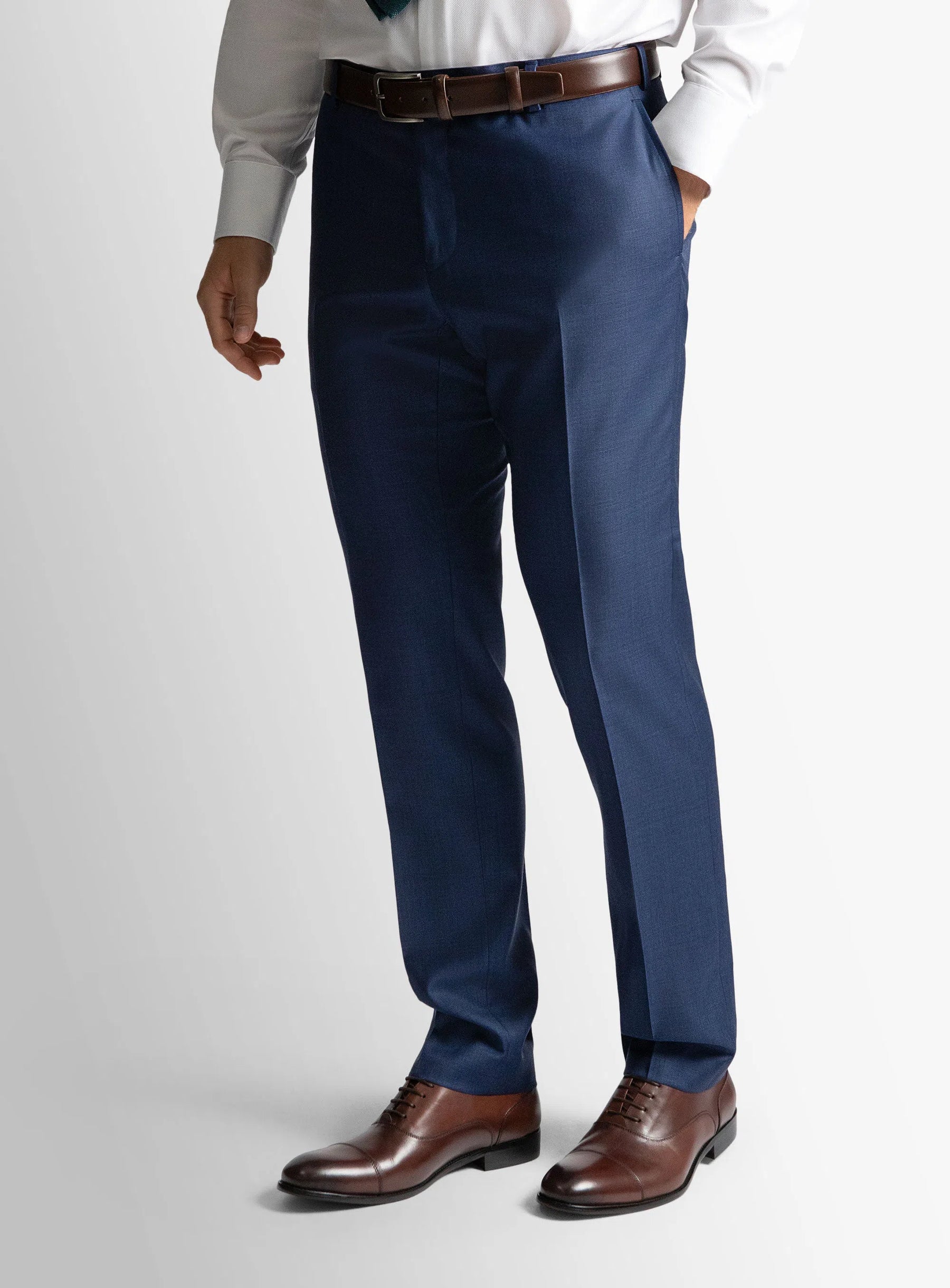 Dexter Blue Sharkskin Trousers