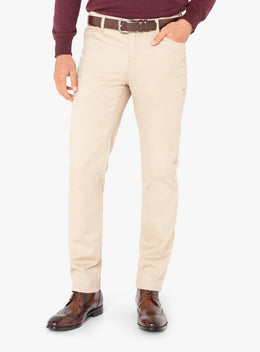 Diego Cotton Sand Beige Trousers