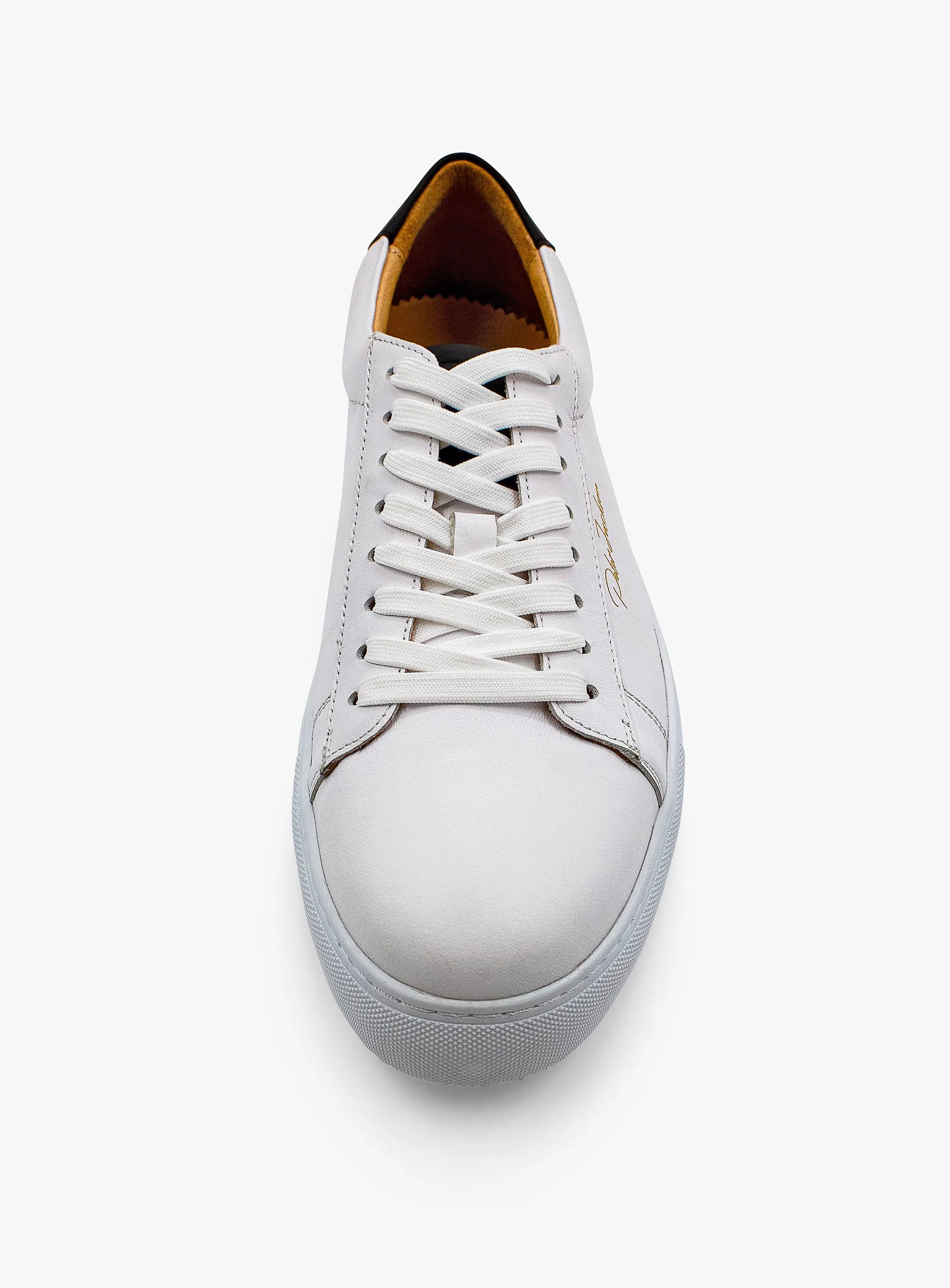 Elevated White Leather Sneaker