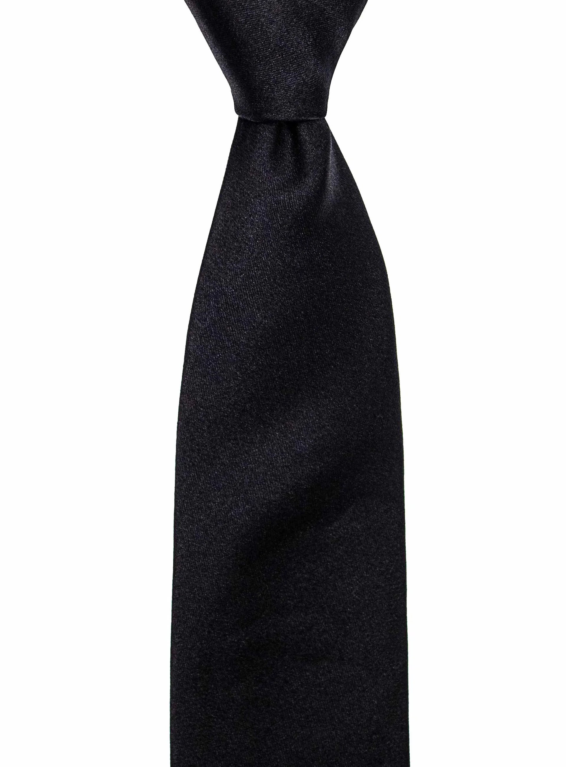 Essential Black Silk Tie