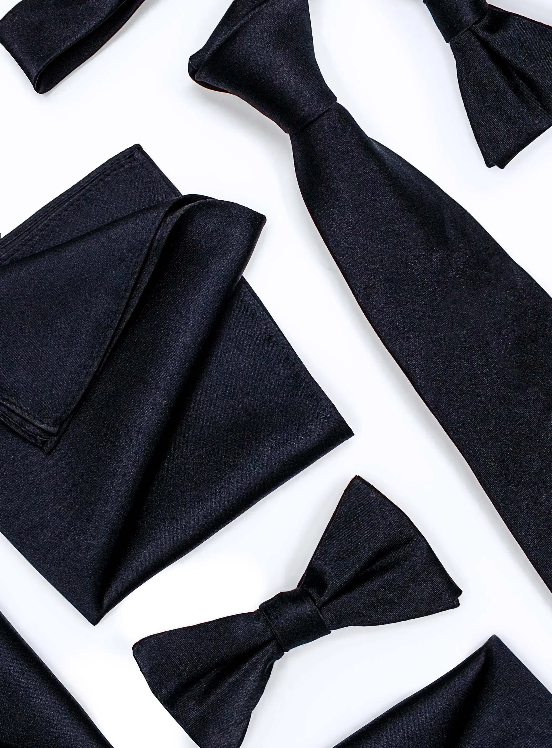 Essential Black Silk Tie