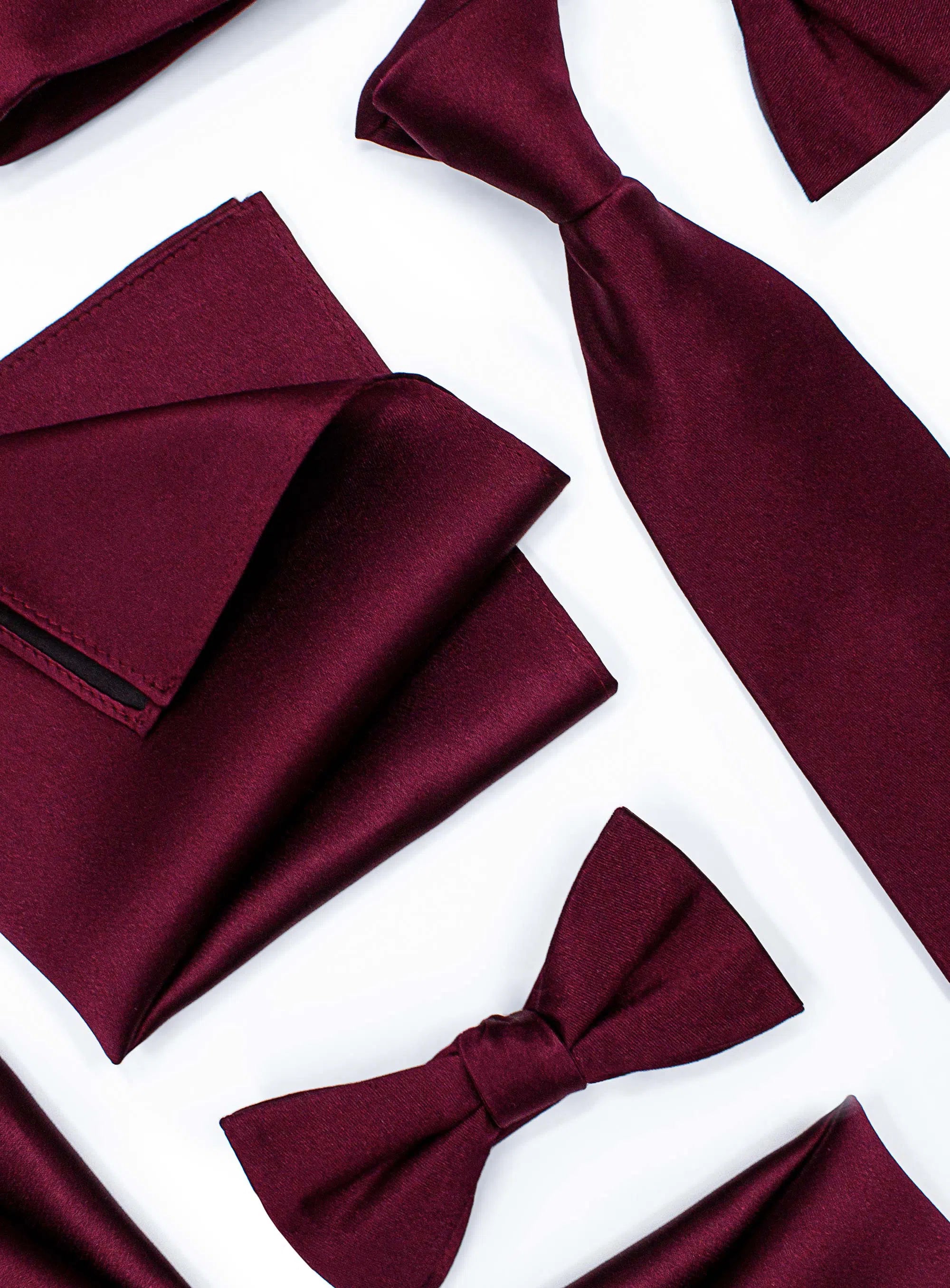 Essential Burgundy Silk Tie
