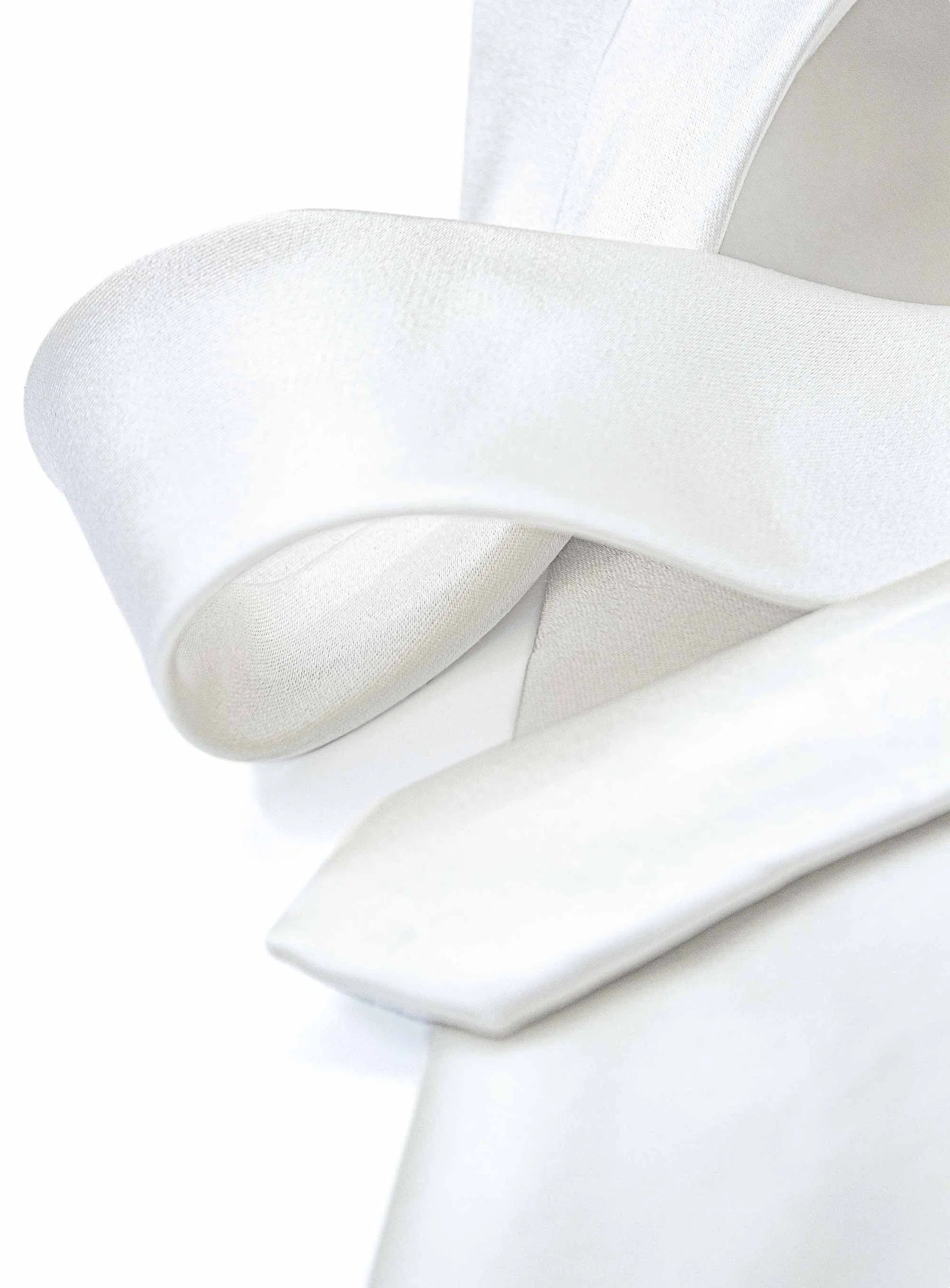 Essential White Silk Tie