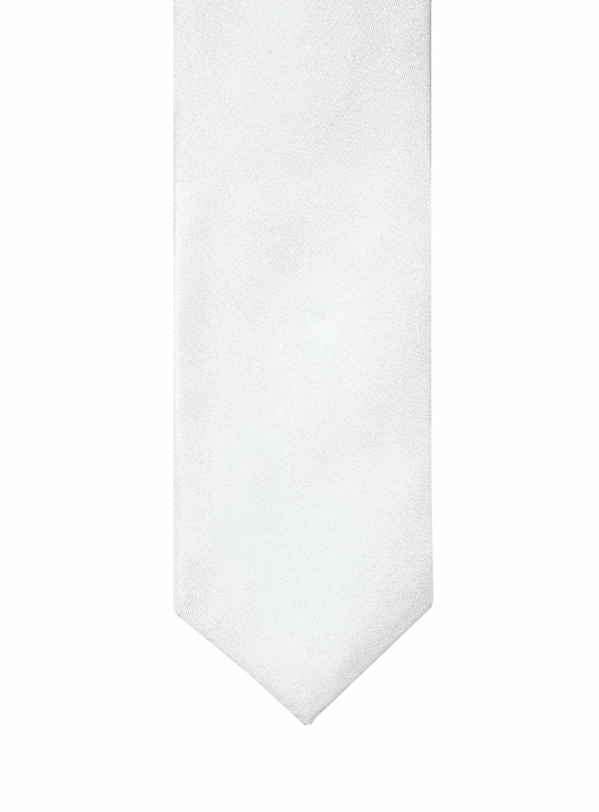 Essential White Silk Tie