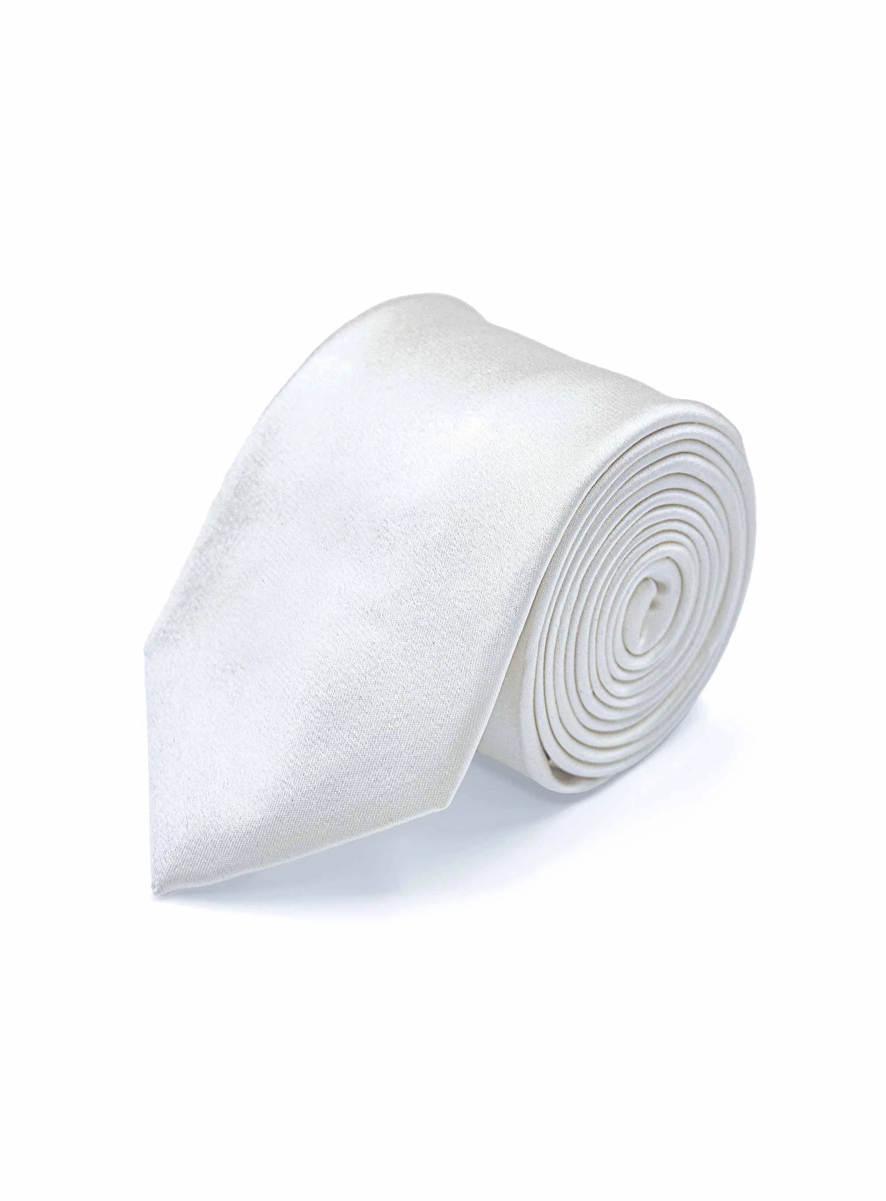 Essential White Silk Tie