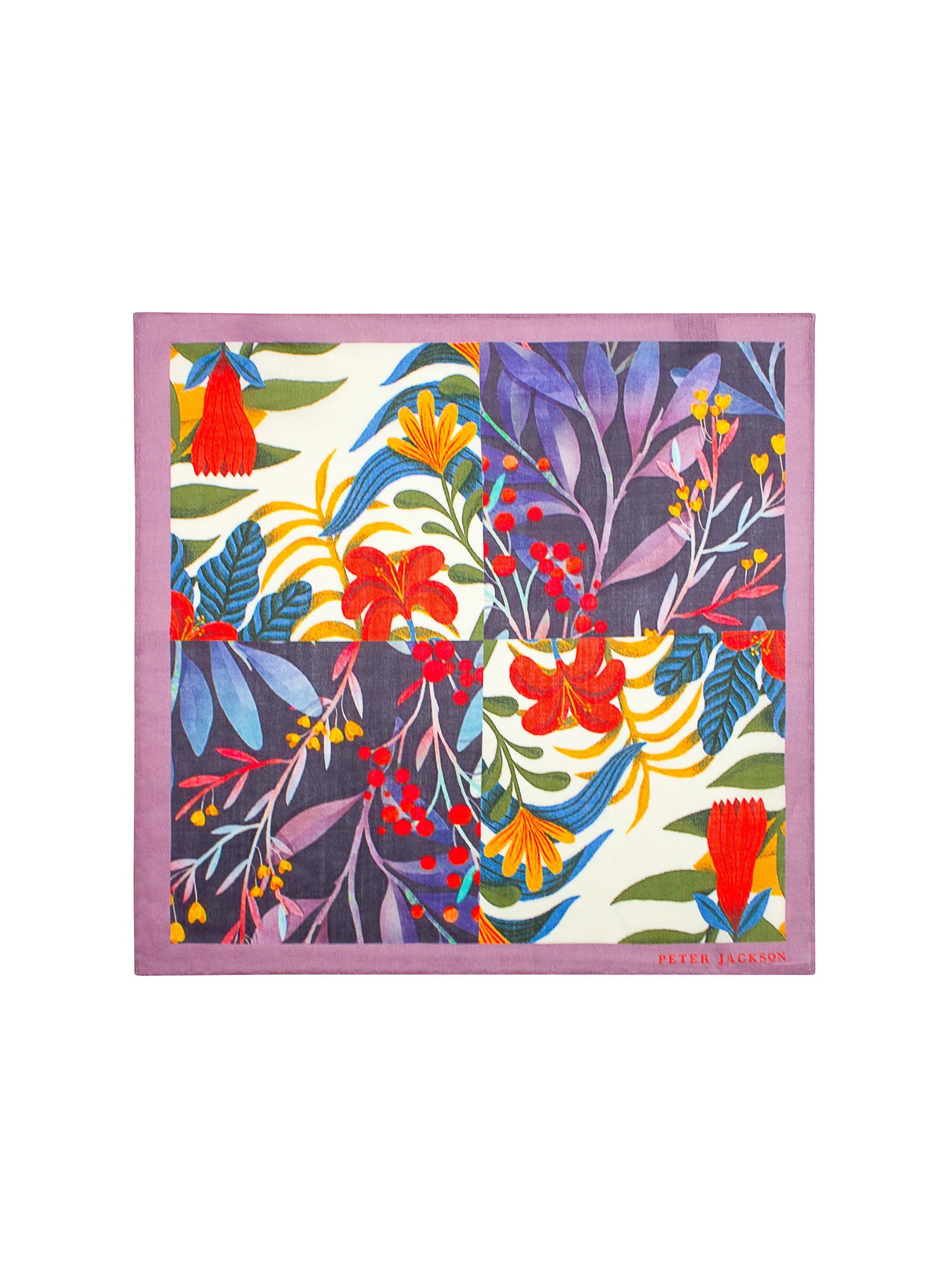 Exotic Bloom Pocket Square
