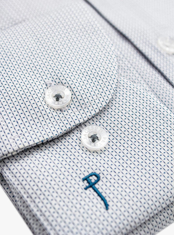 Florence Green/White Micro Shirt