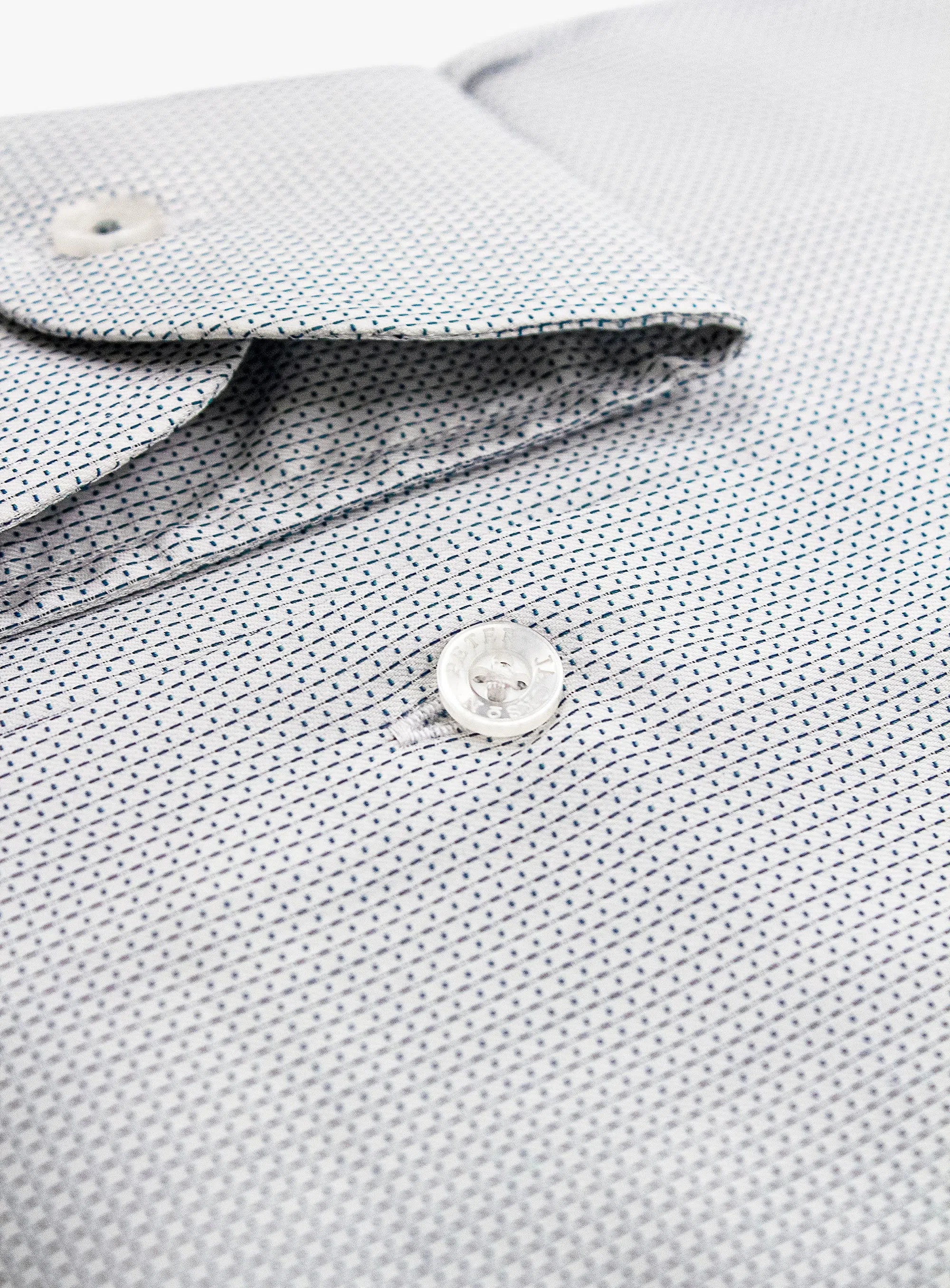 Florence Green/White Micro Shirt