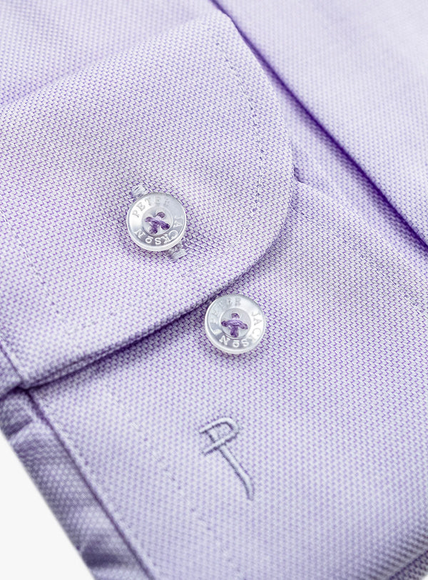 Florence Lilac Micro Stepped Weave Shirt