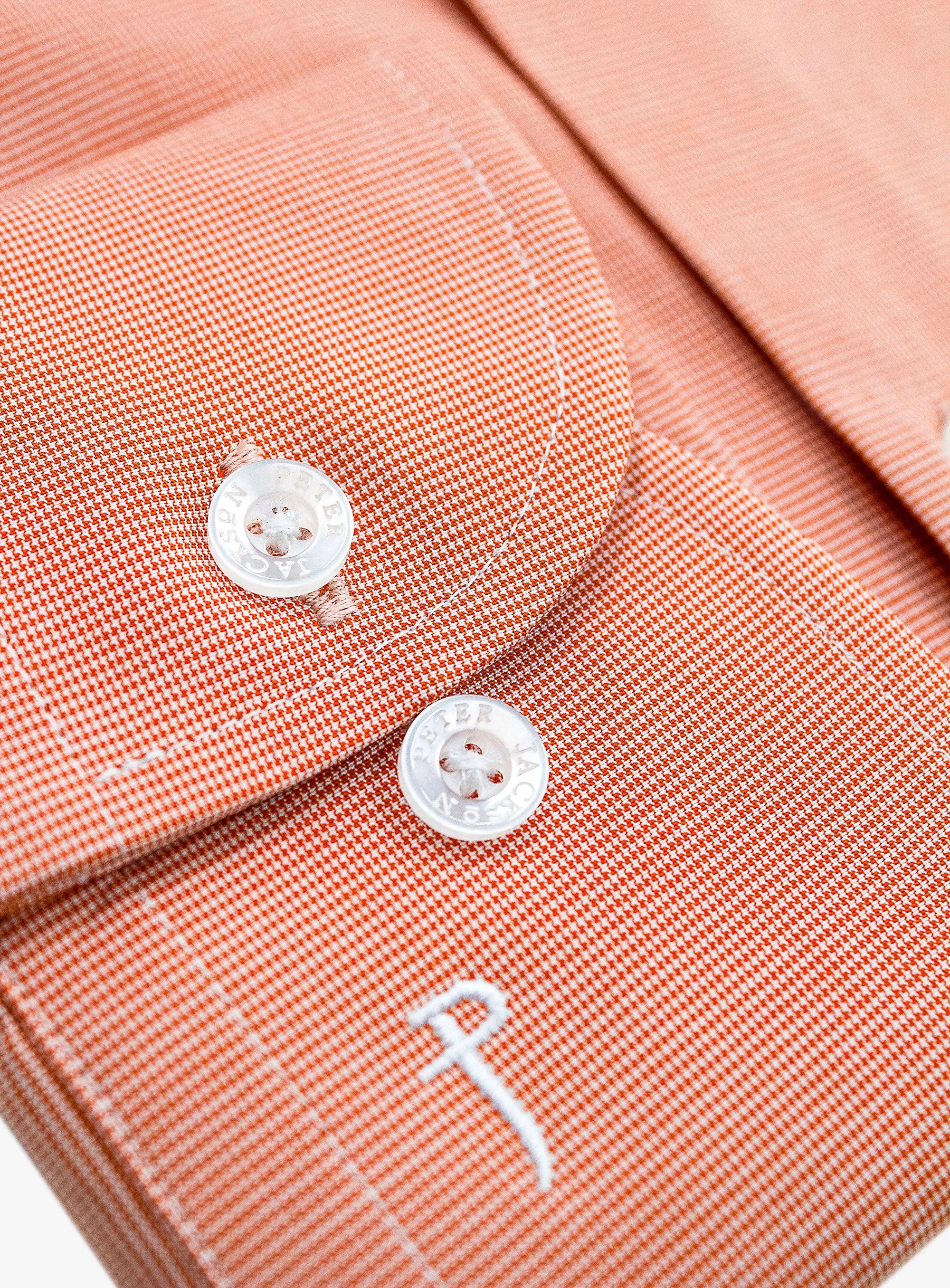 Florence Orange Micro Shirt