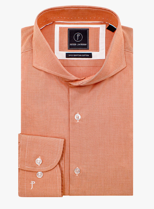 Florence Orange Micro Shirt